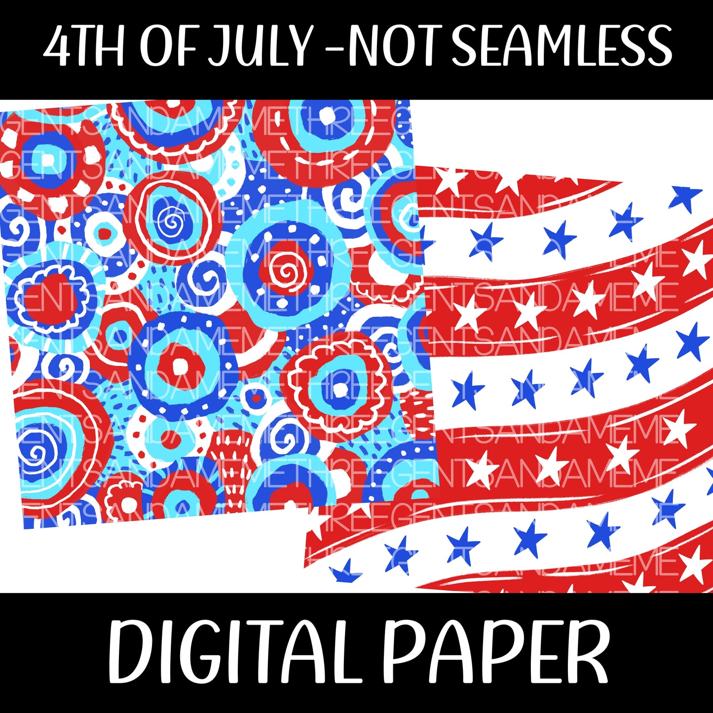 4TH OF JULY DIGITAL PAPER (NOT SEAMLESS)
