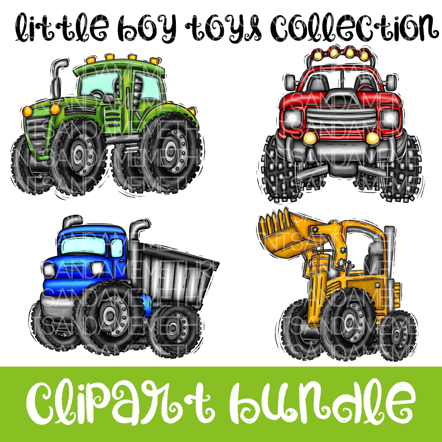 COUNTRY BOY TOYS CLIPART COLLECTION
