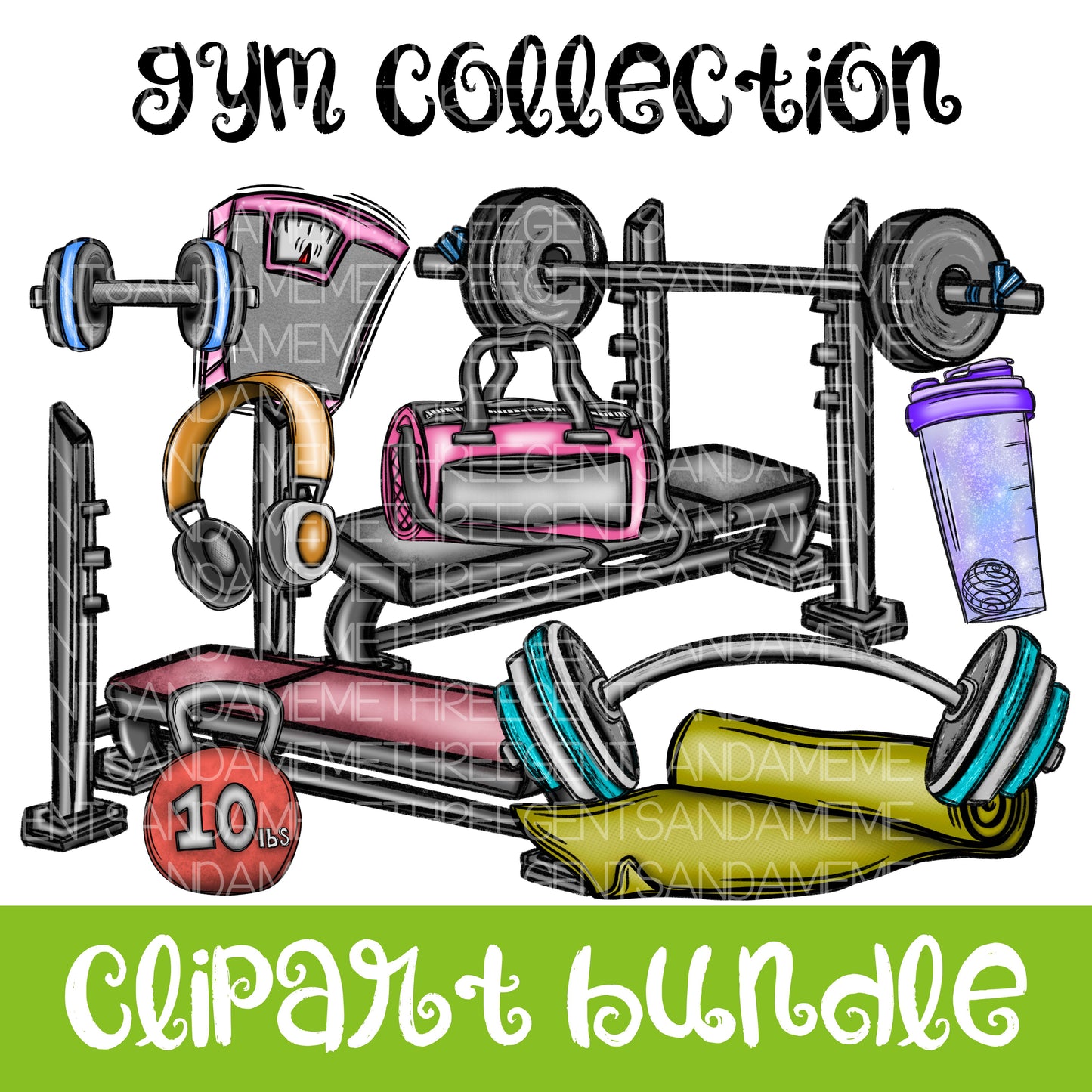 GYM CLIPART COLLECTION