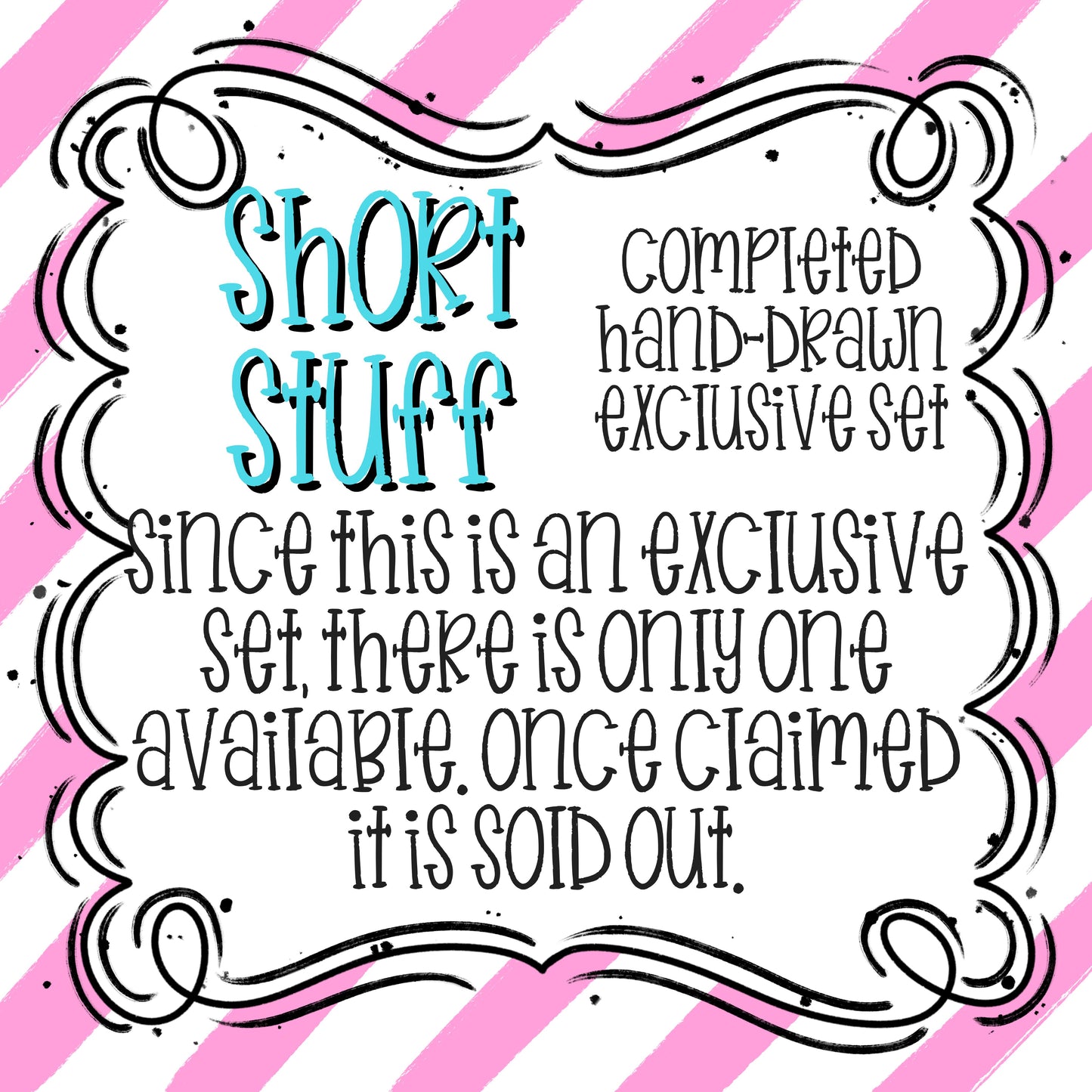 SHORT STUFF EXCLUSIVE ALPHA SET (OUTLINE AND FILL LAYERS)