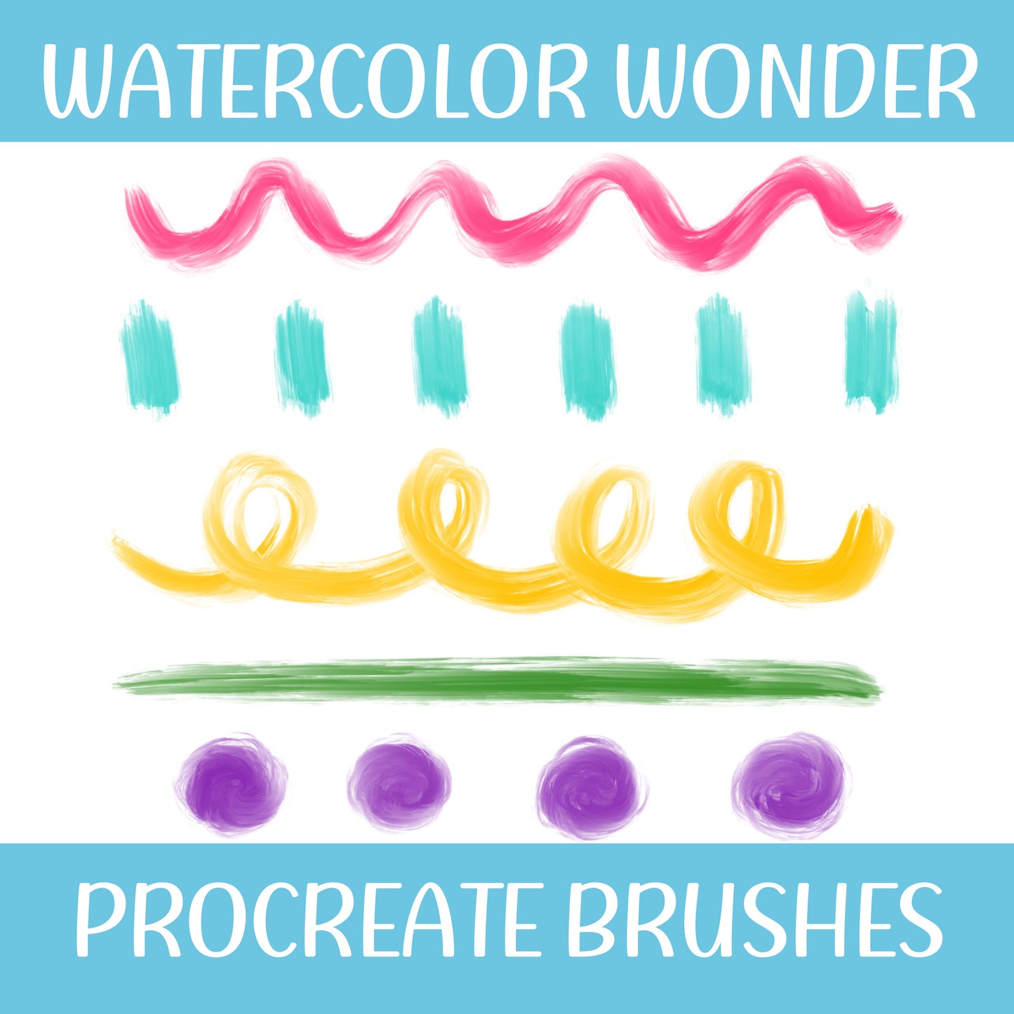 WATERCOLOR WONDER PROCREATE BRUSH SET