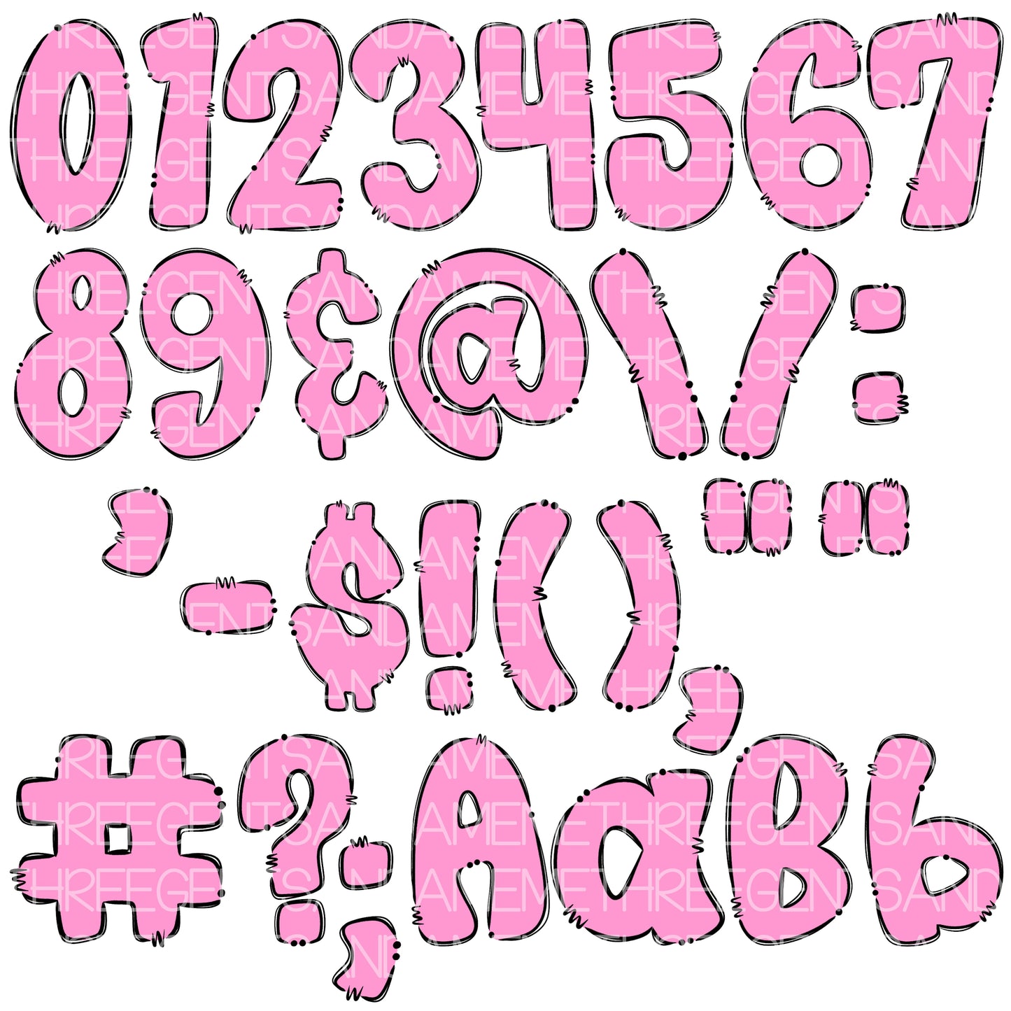 KEKE 2.O EXCLUSIVE ALPHA SET (OUTLINE AND FILL LAYERS)