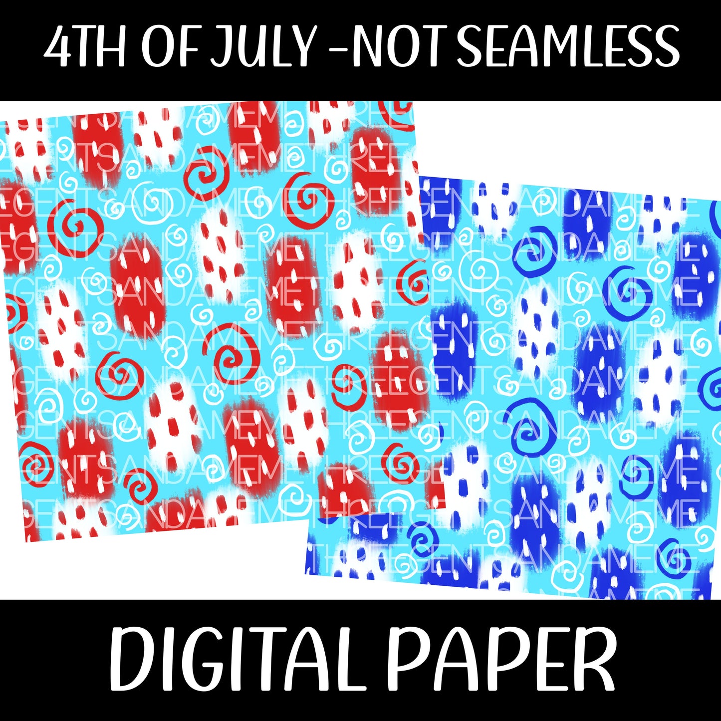 4TH OF JULY DIGITAL PAPER (NOT SEAMLESS)