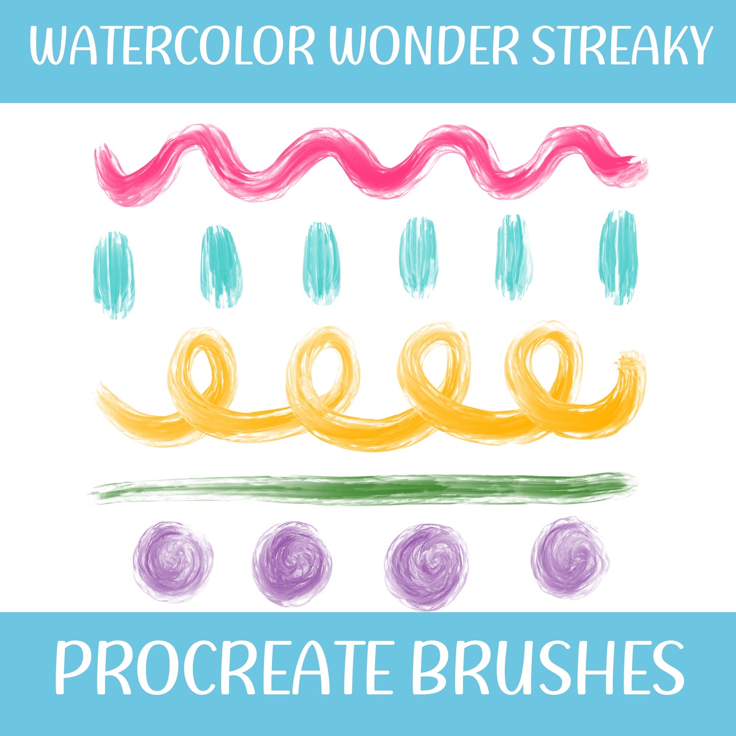 WATERCOLOR WONDER PROCREATE BRUSH SET