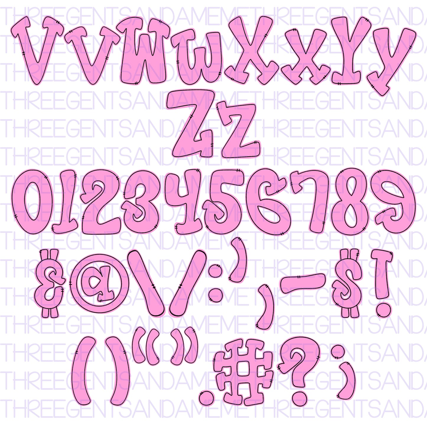 BOPPITY BIP EXCLUSIVE ALPHA OUTLINES AND FILLS