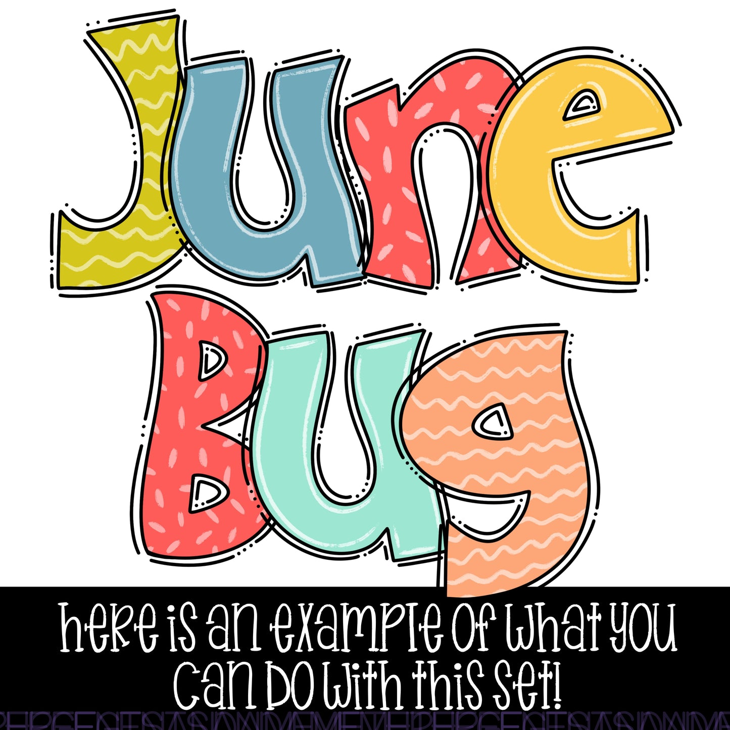 JUNE BUG EXCLUSIVE ALPHA SET (OUTLINE AND FILL LAYERS)