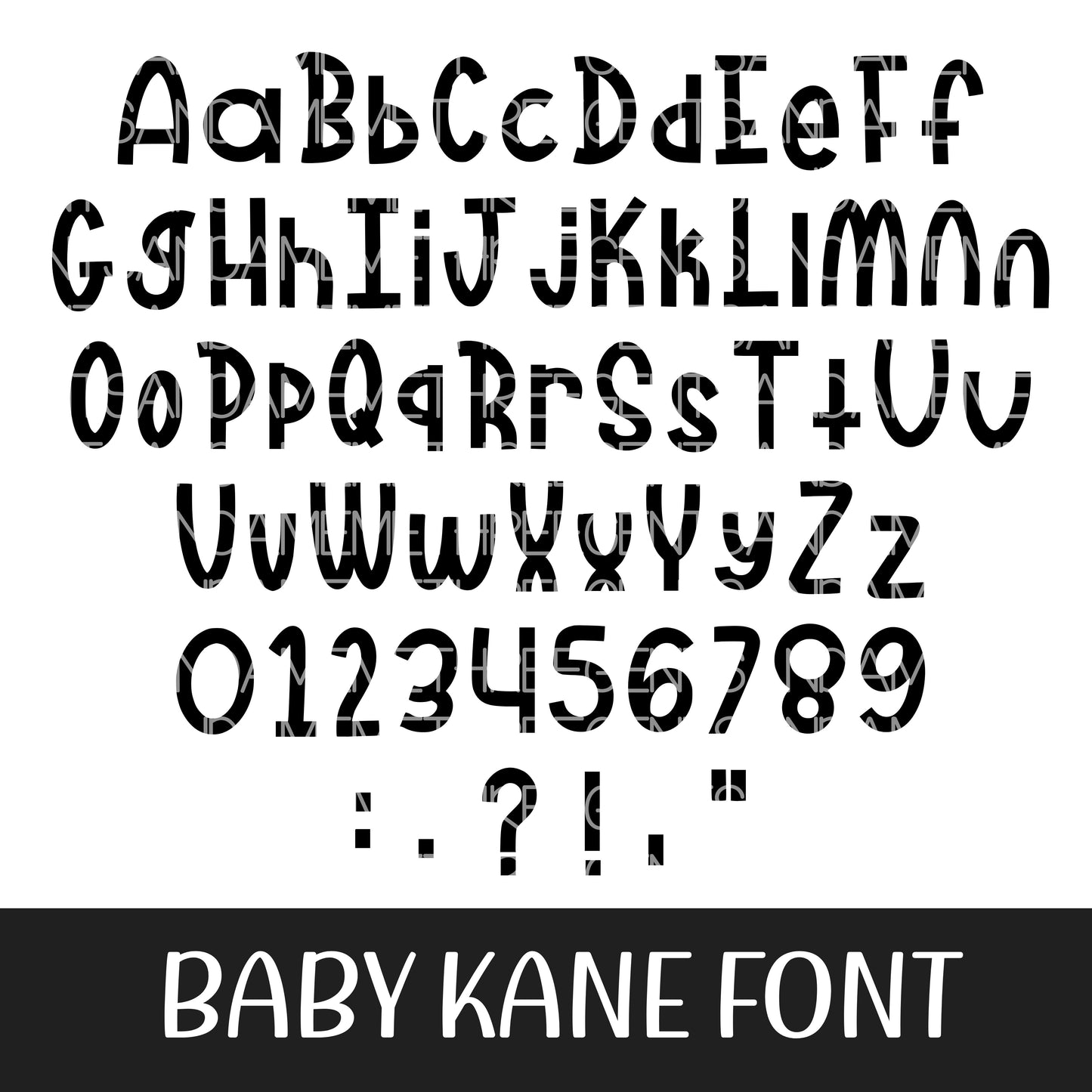 BABY KANE FONT