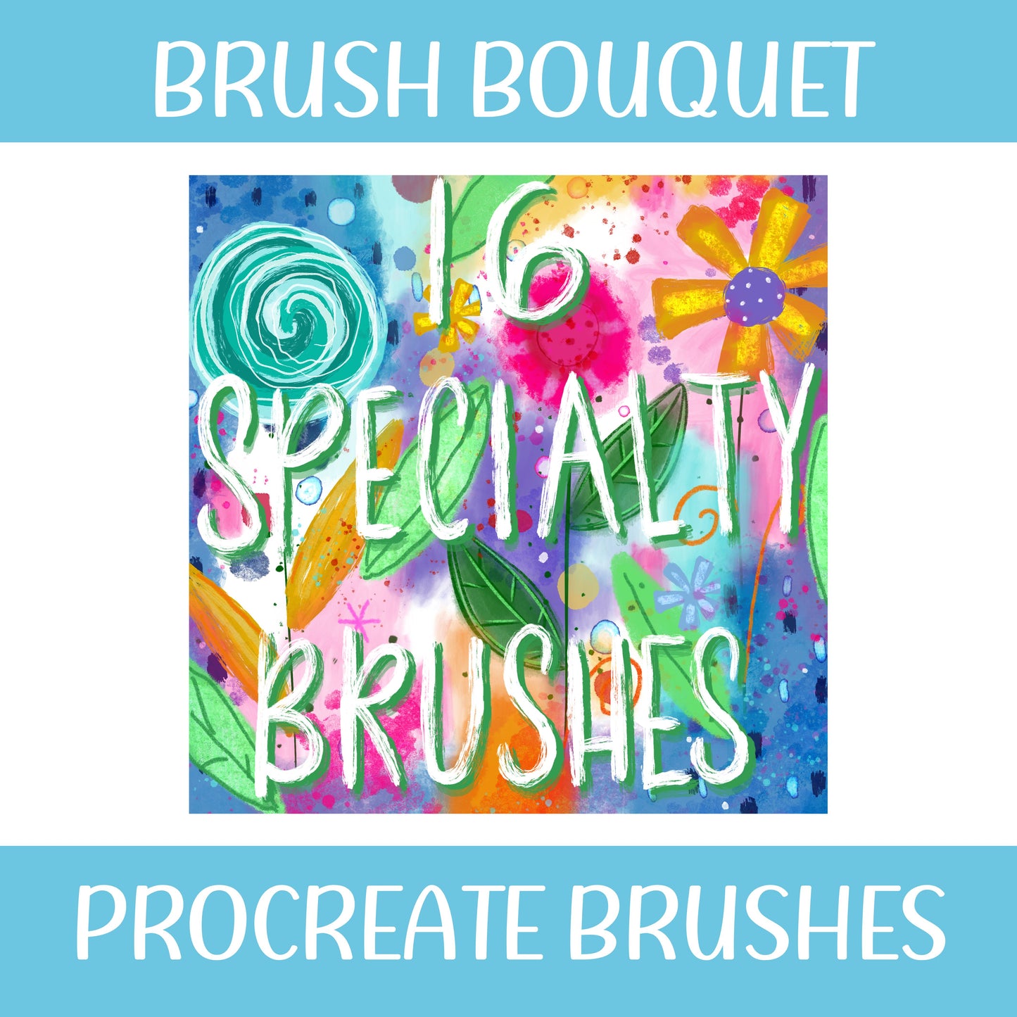 BRUSH BOUQUET PROCREATE BRUSH SET