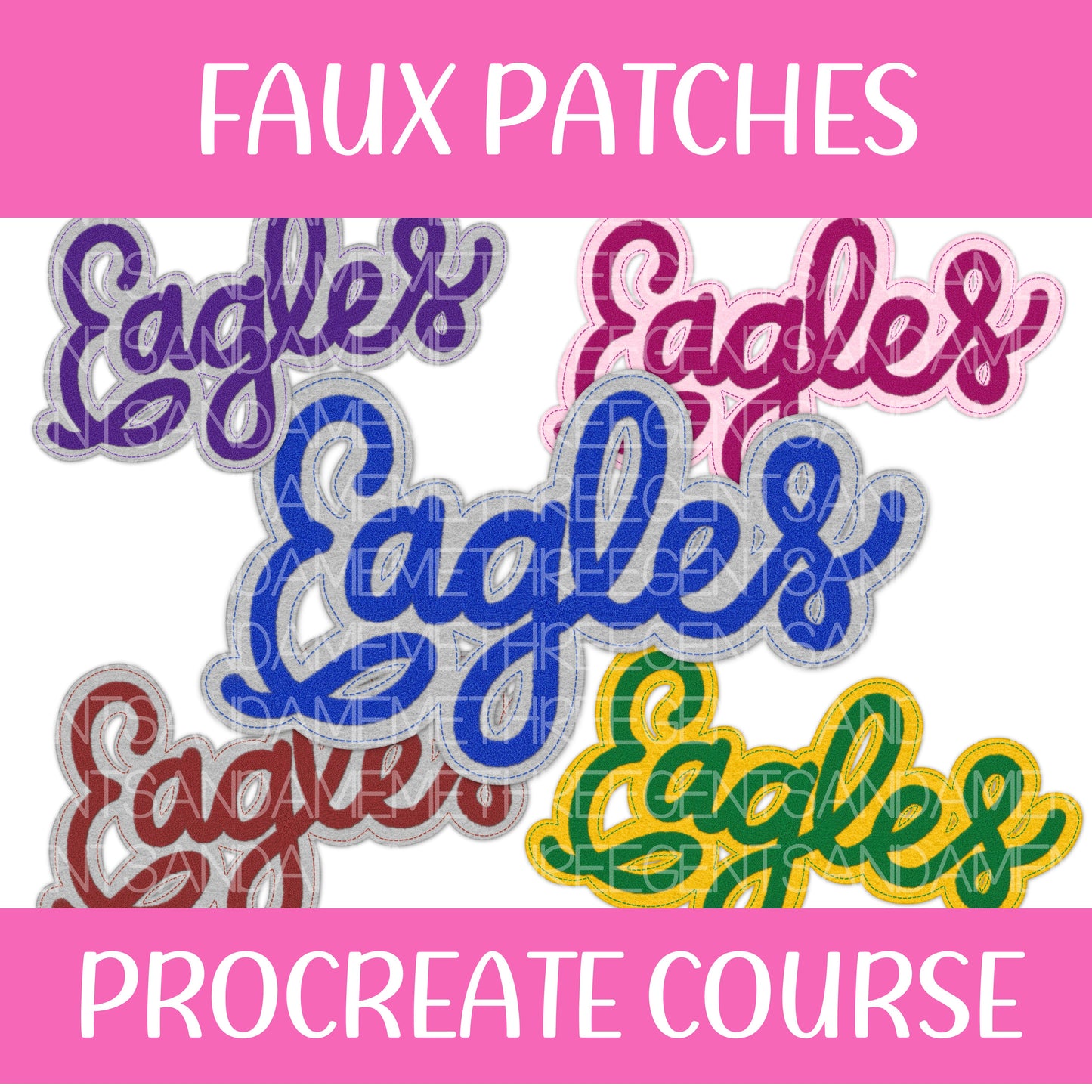 FAUX PATCHES PROCREATE COURSE