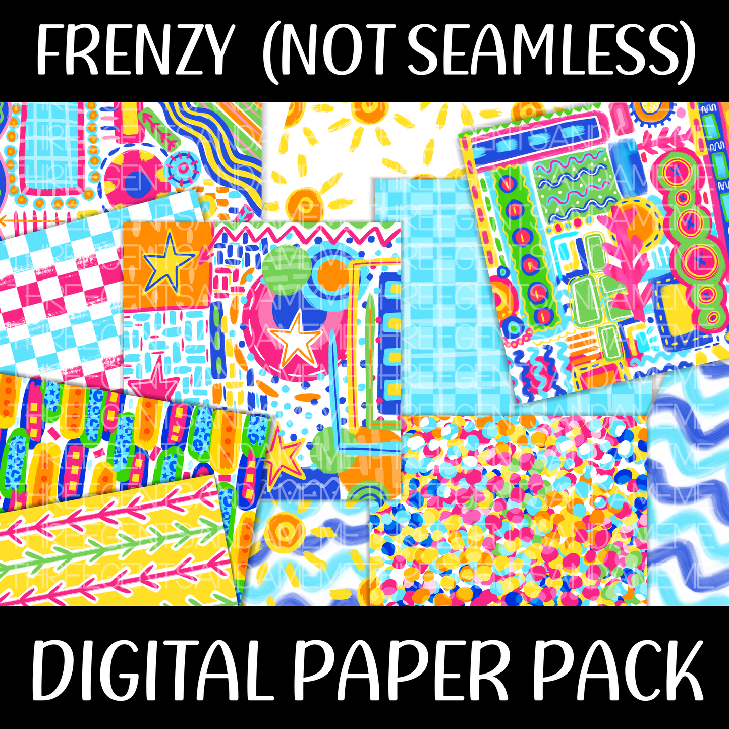 FRENZY DIGITAL PAPER (NOT SEAMLESS)