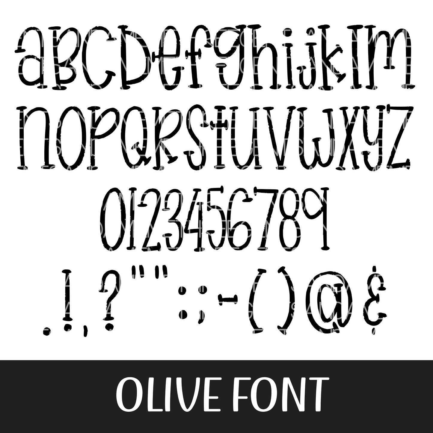 OLIVE FONT