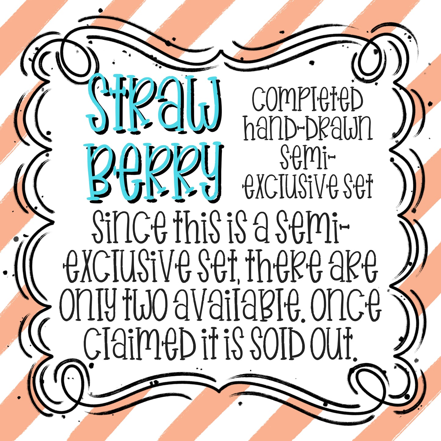 STRAWBERRY SEMI-EXCLUSIVE SET (OUTLINE AND FILL LAYERS)