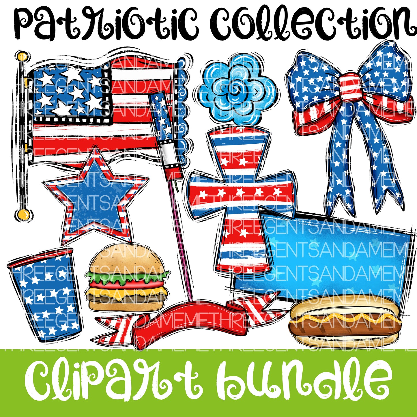 PATRIOTIC CLIPART COLLECTION