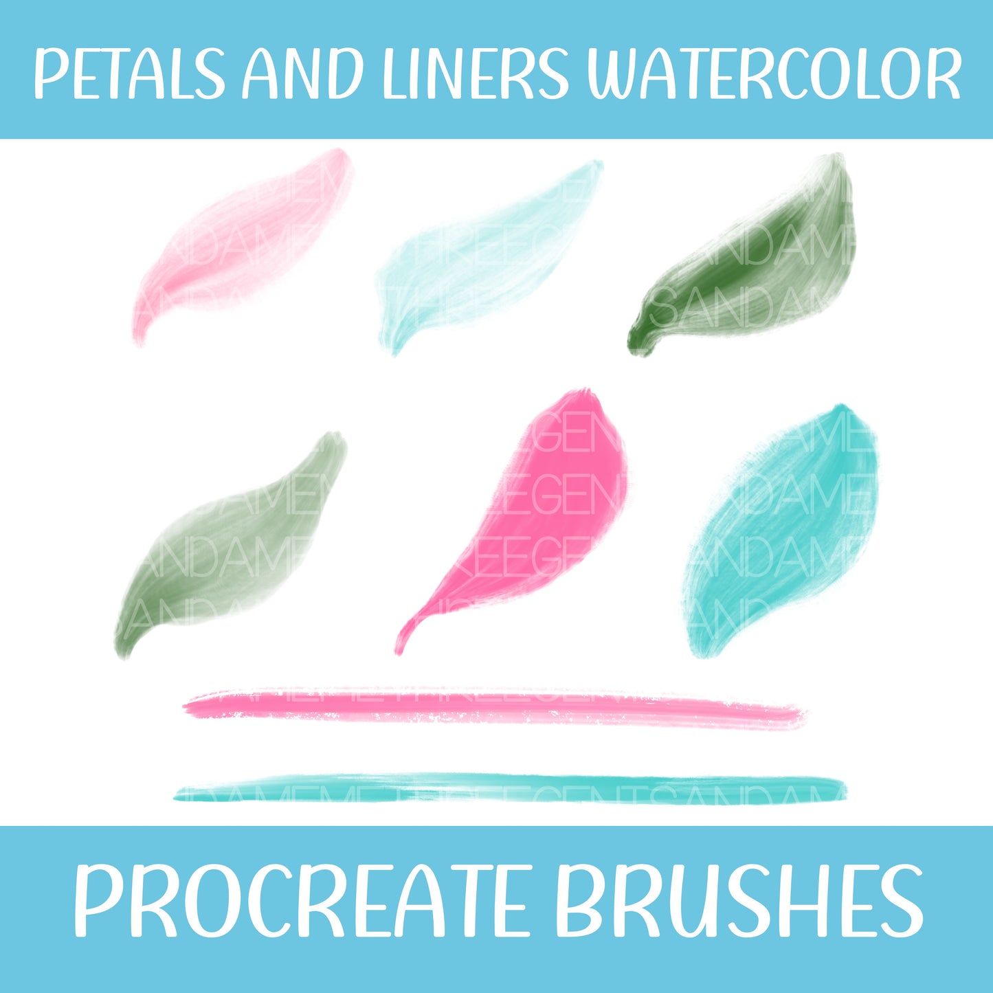 WATERCOLOR WONDER PROCREATE BRUSH SET