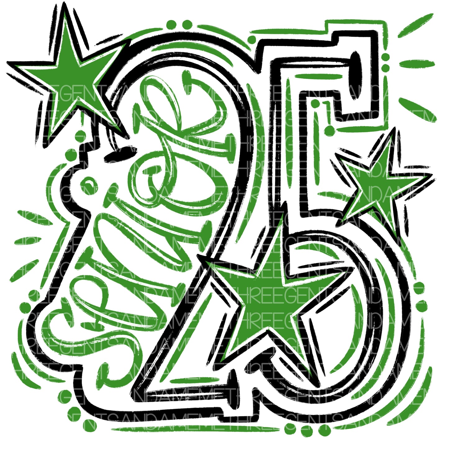 SENIOR 25 COMPLETED PNG DESIGN
