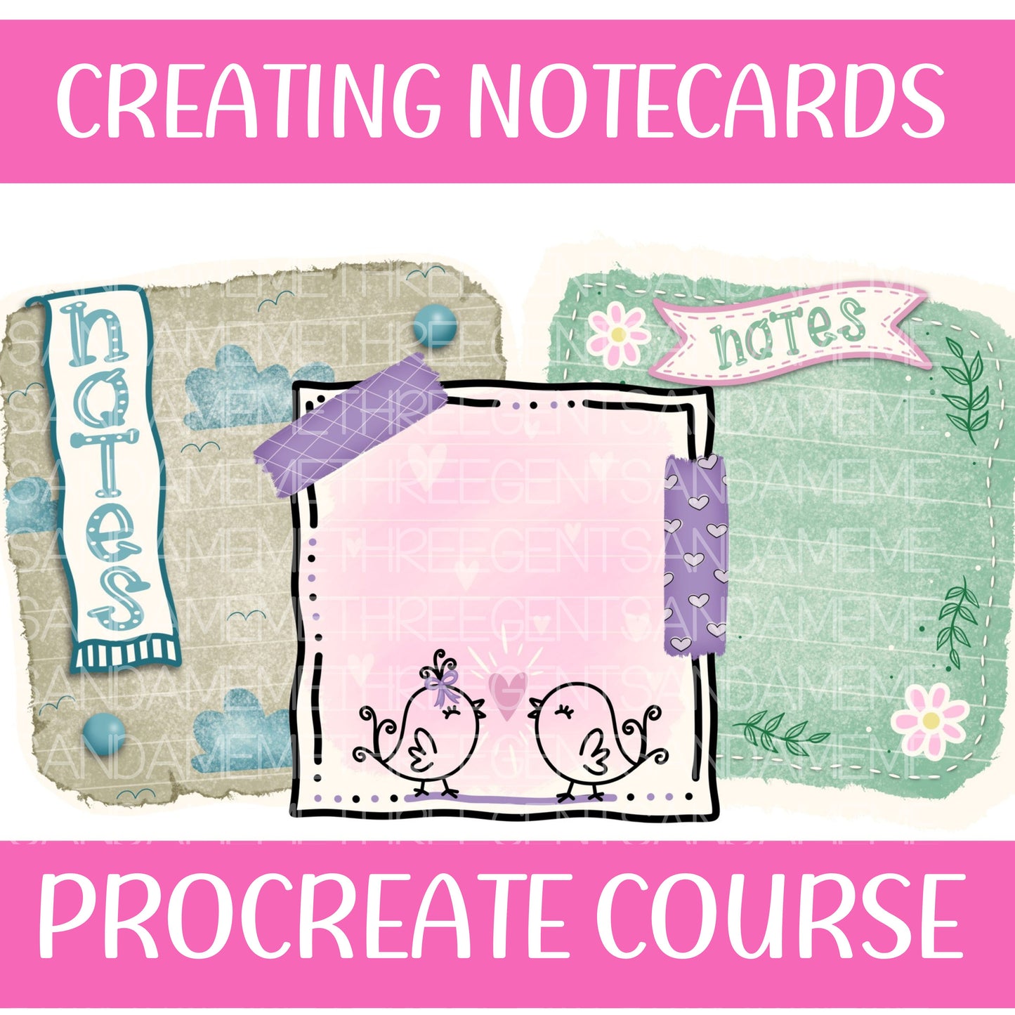 CREATING NOTECARDS PROCREATE COURSE