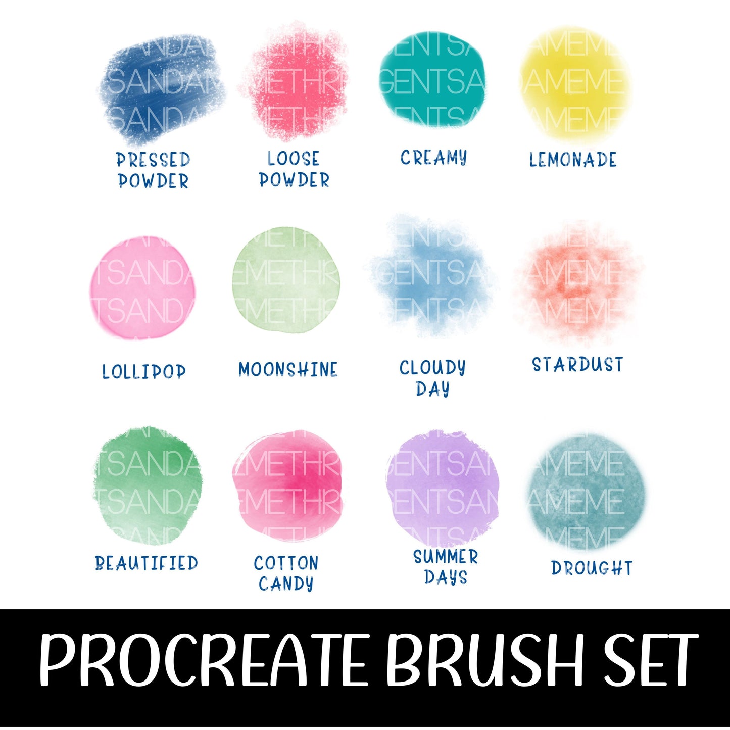 SOLITUDE PROCREATE BRUSH SET
