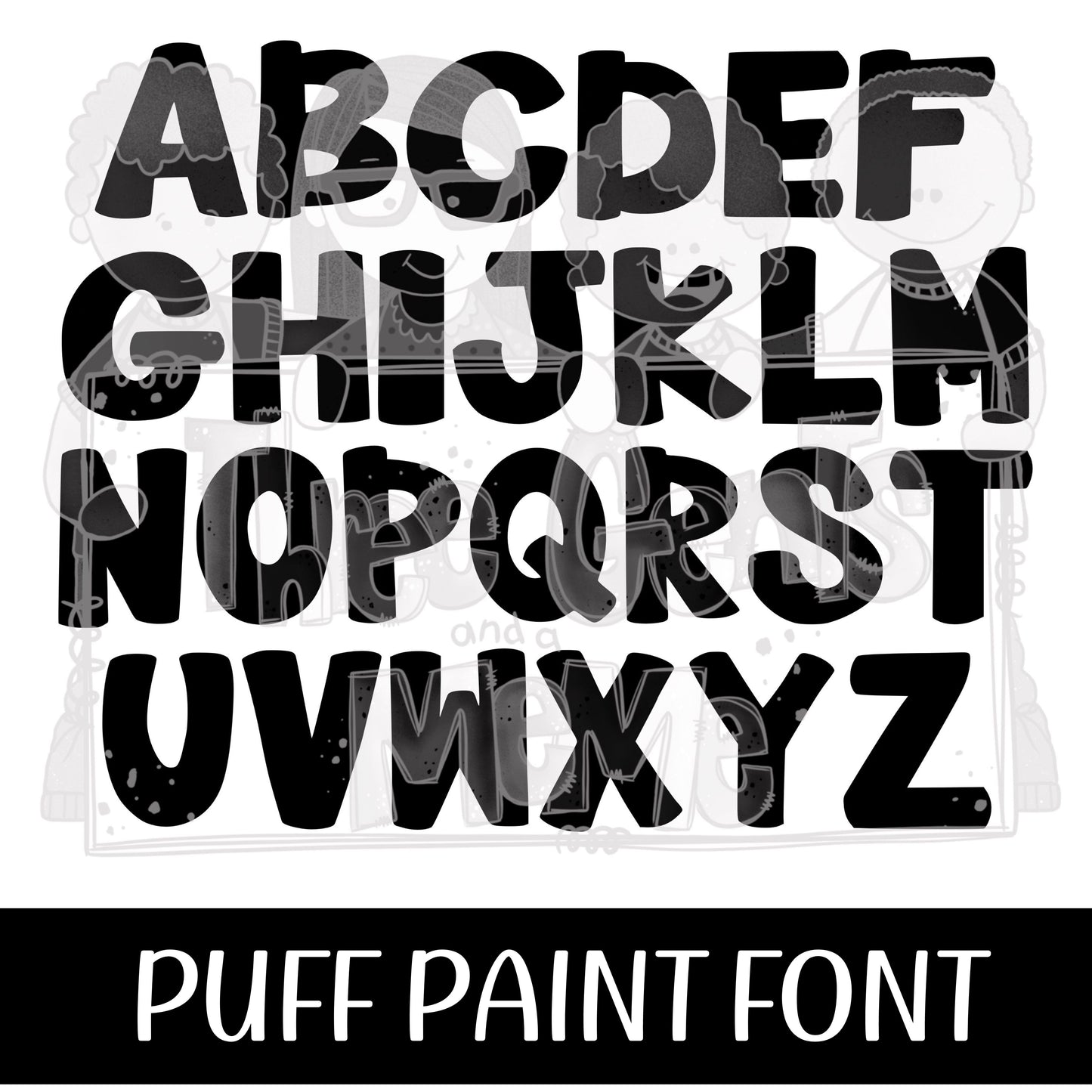 PUFF PAINT FONT