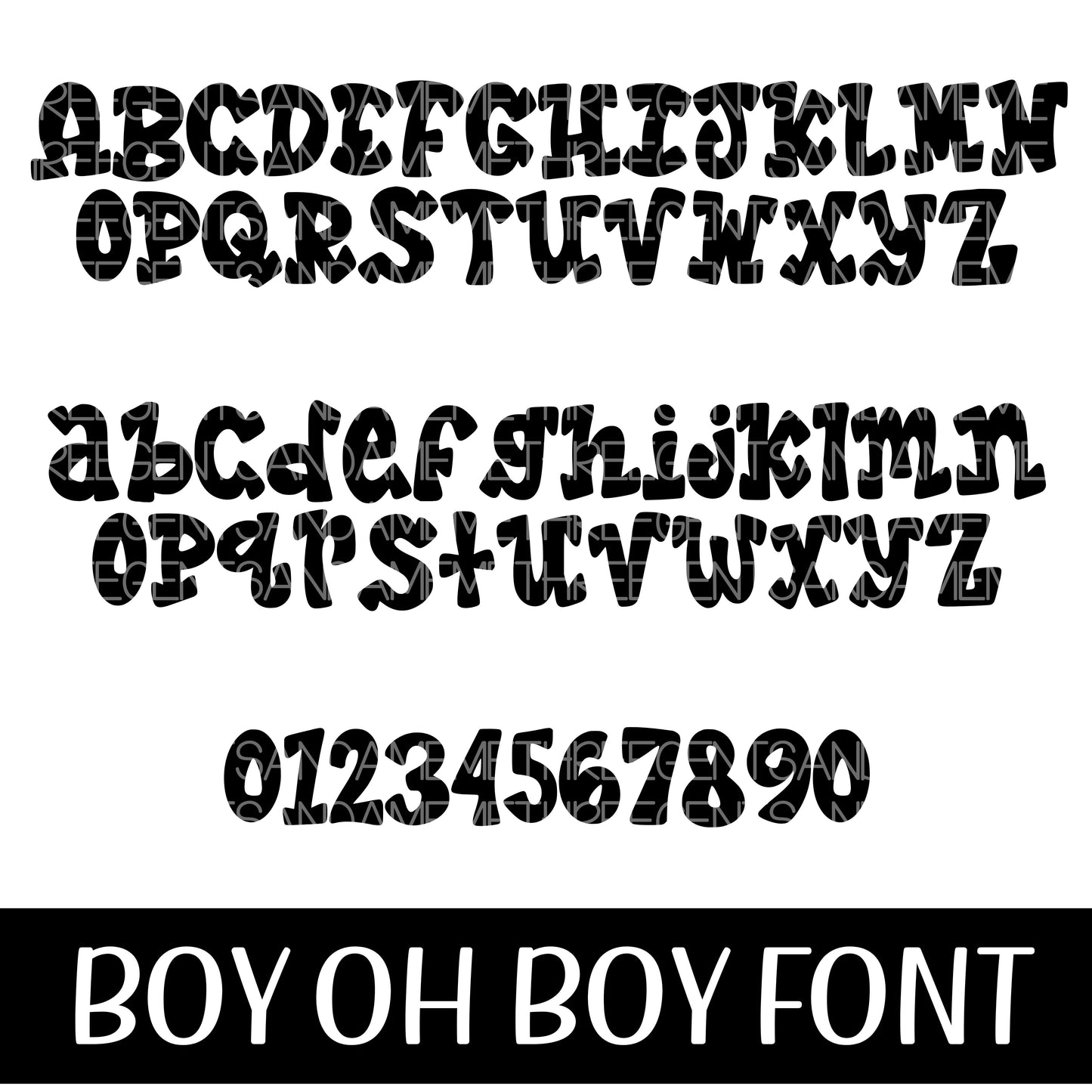 BOY OH BOY FONT