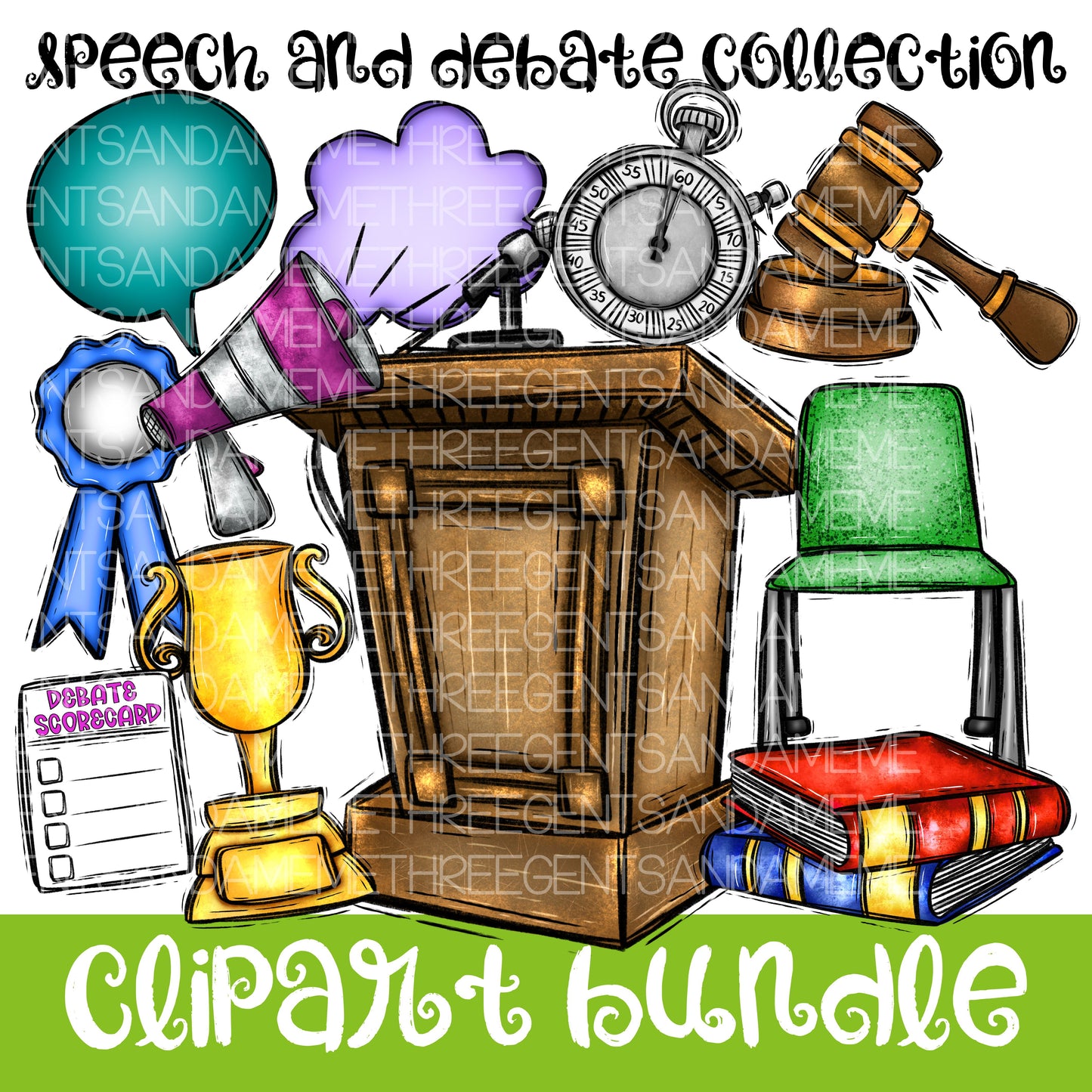 SPEECH AND DEBATE CLIPART COLLECTION
