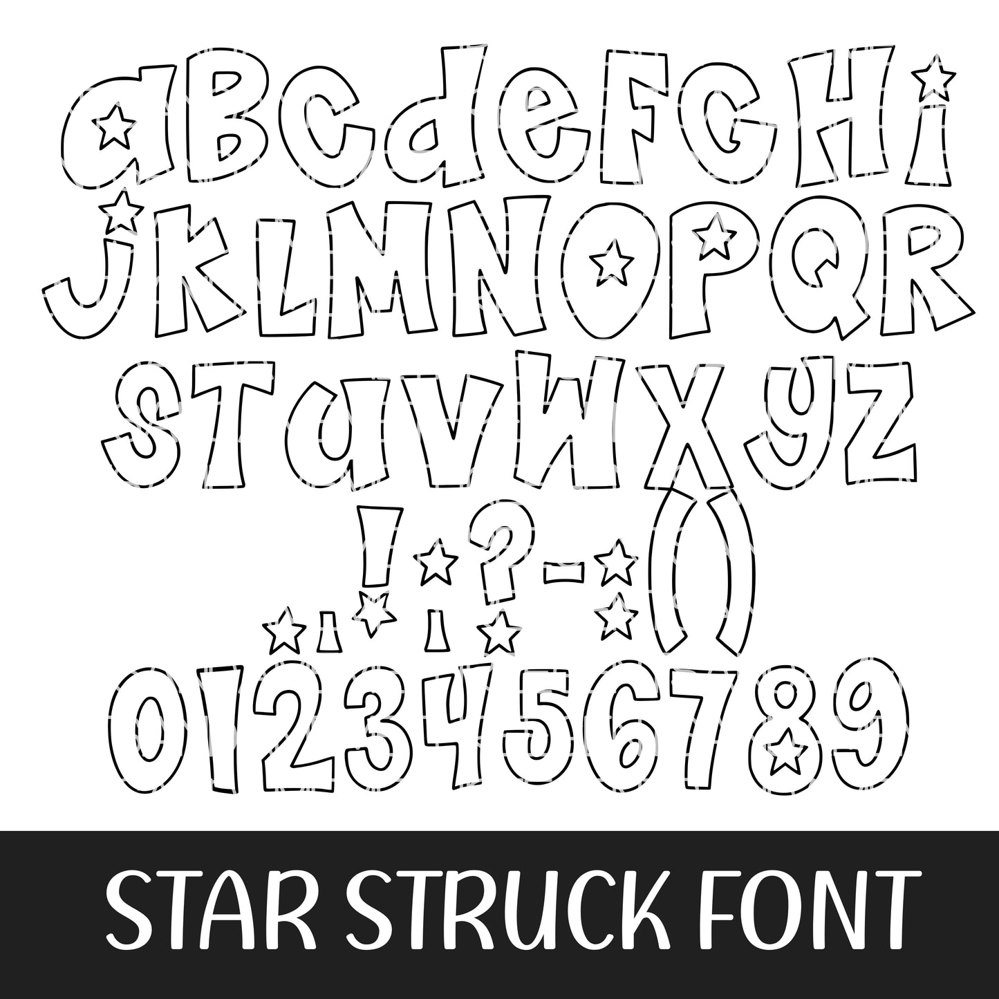 STAR STRUCK FONT