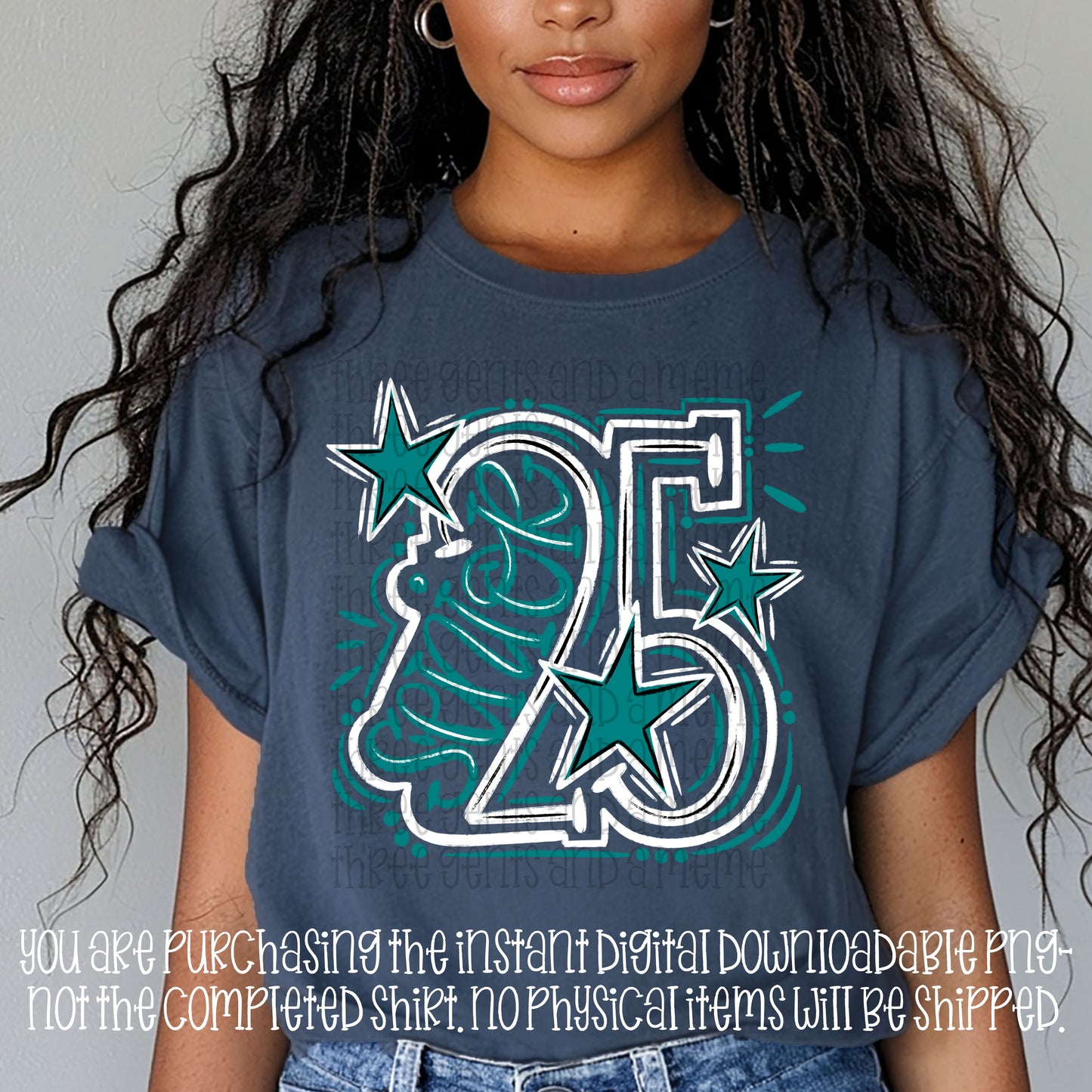 SENIOR 25 COMPLETED PNG DESIGN (WHITE OUTLINE)