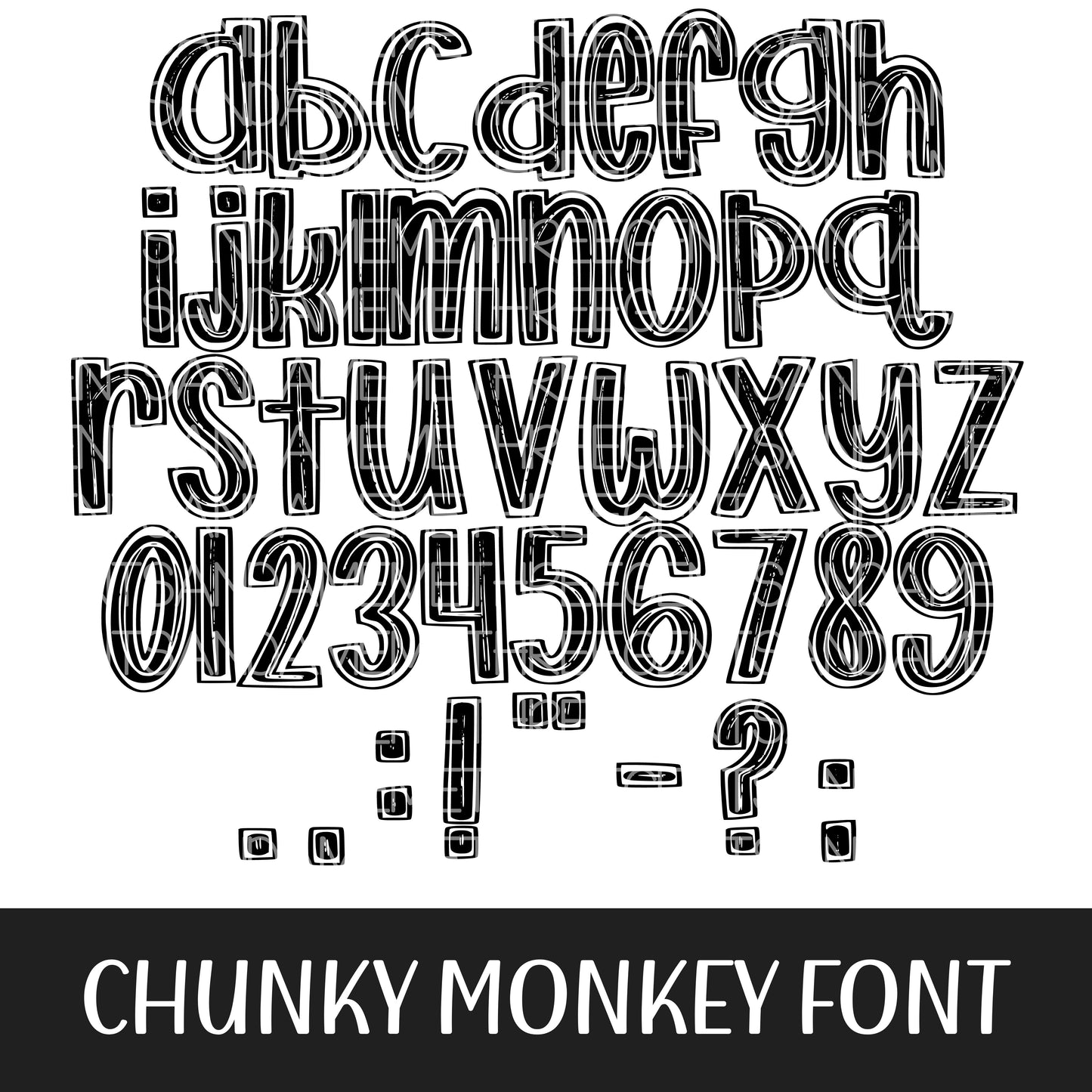 CHUNKY MONKEY FONT