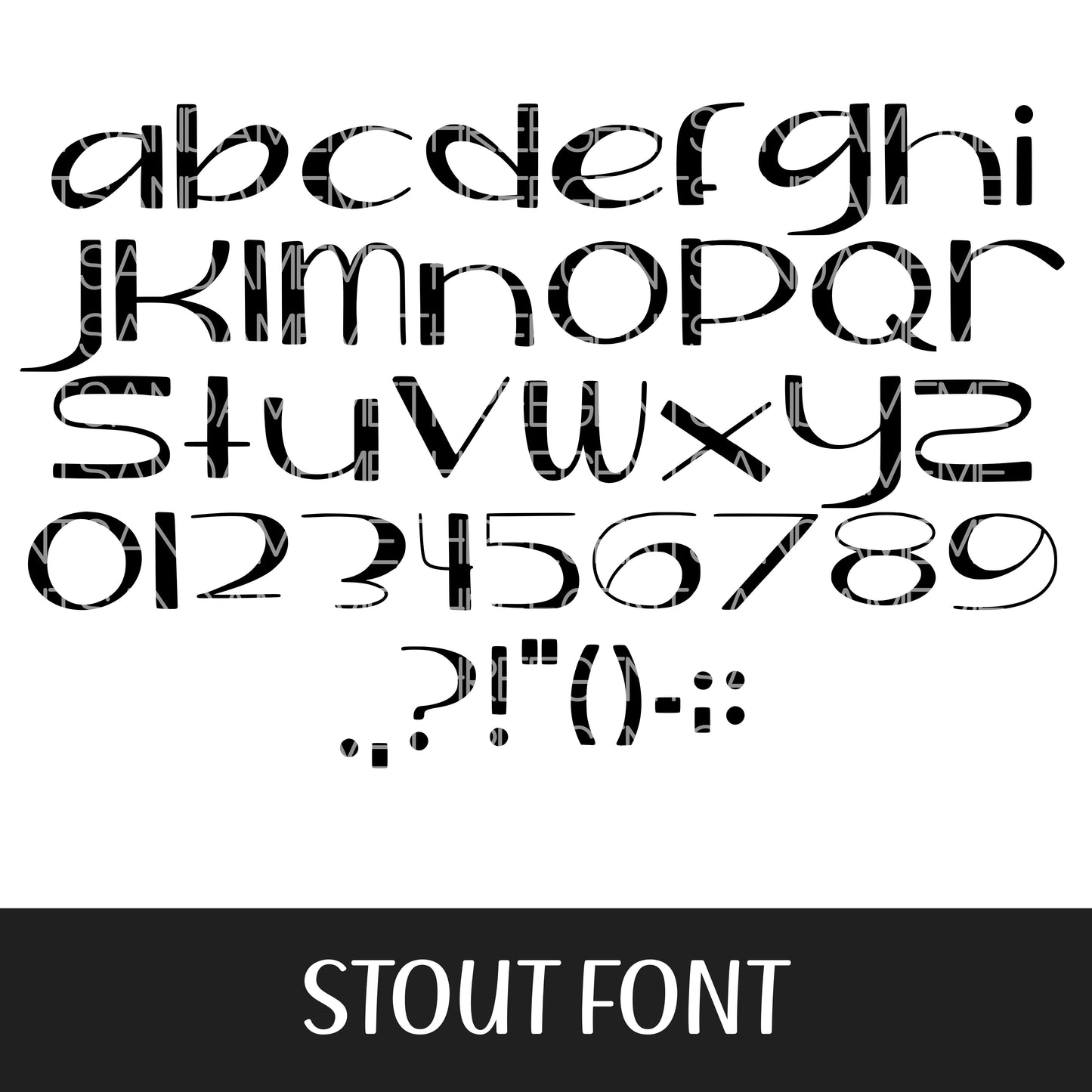 STOUT FONT