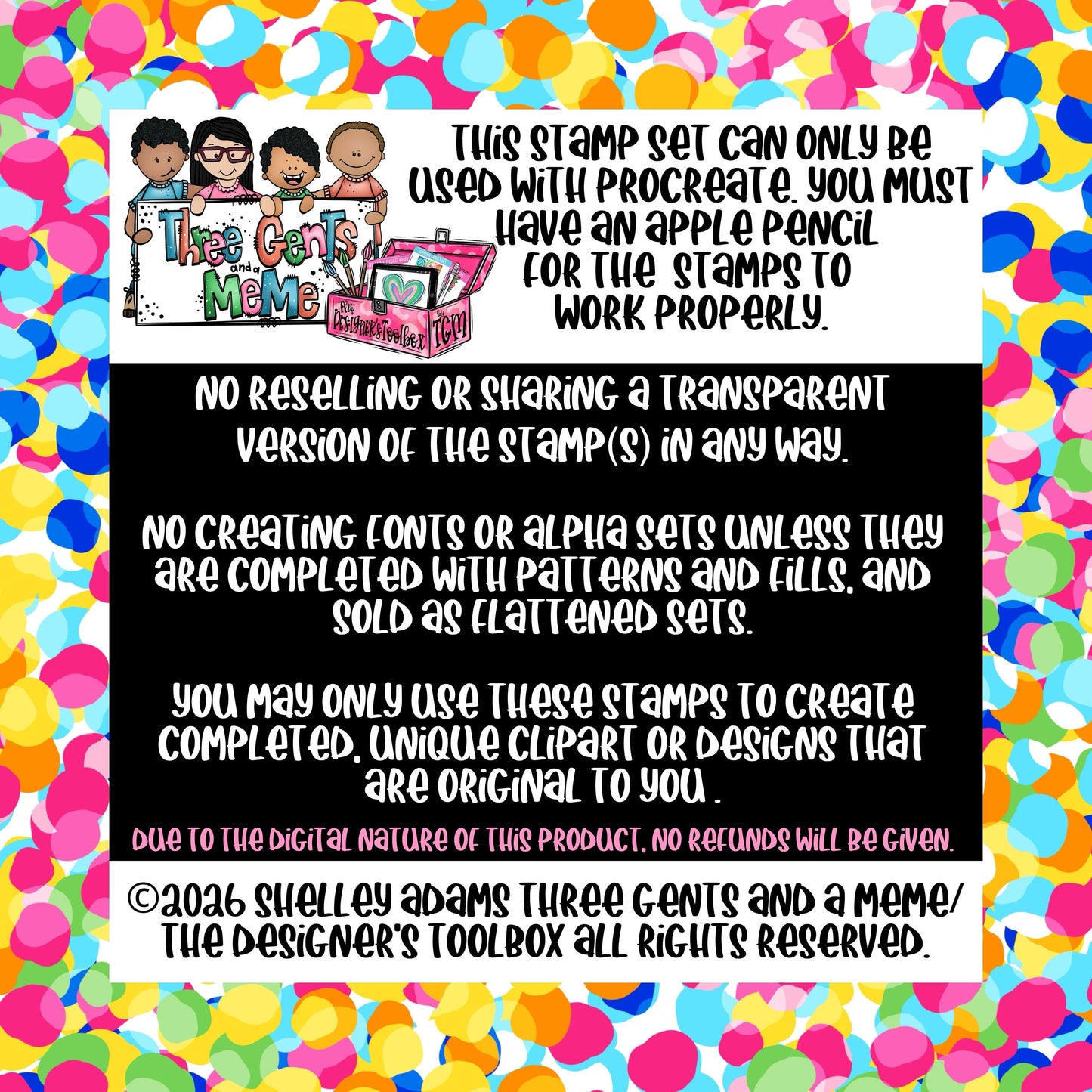 FAN CLUB PROCREATE STAMP SET