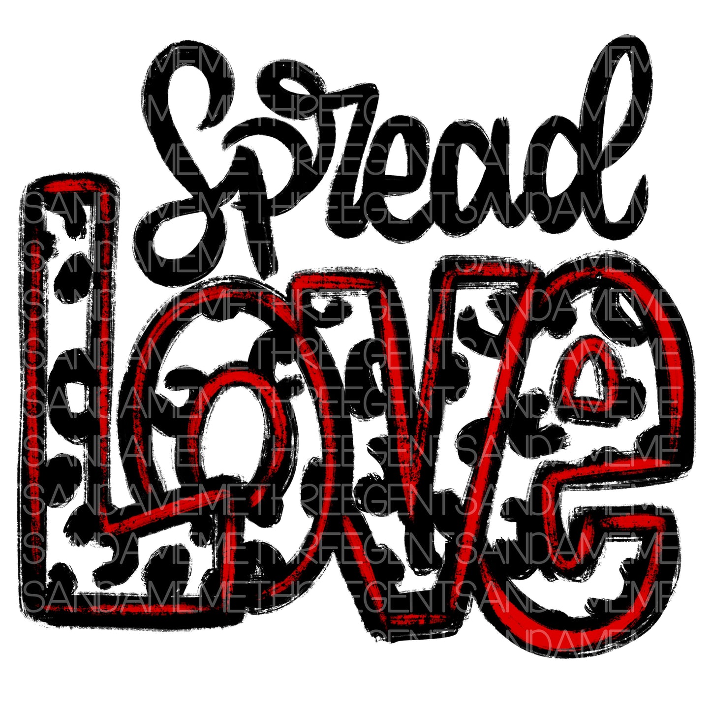 SPREAD LOVE PNG DESIGN