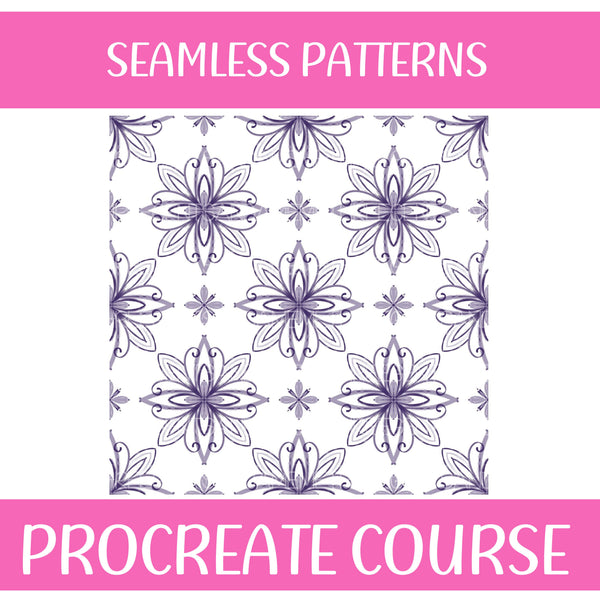 SEAMLESS PATTERNS PROCREATE COURSE – threegentsandameme