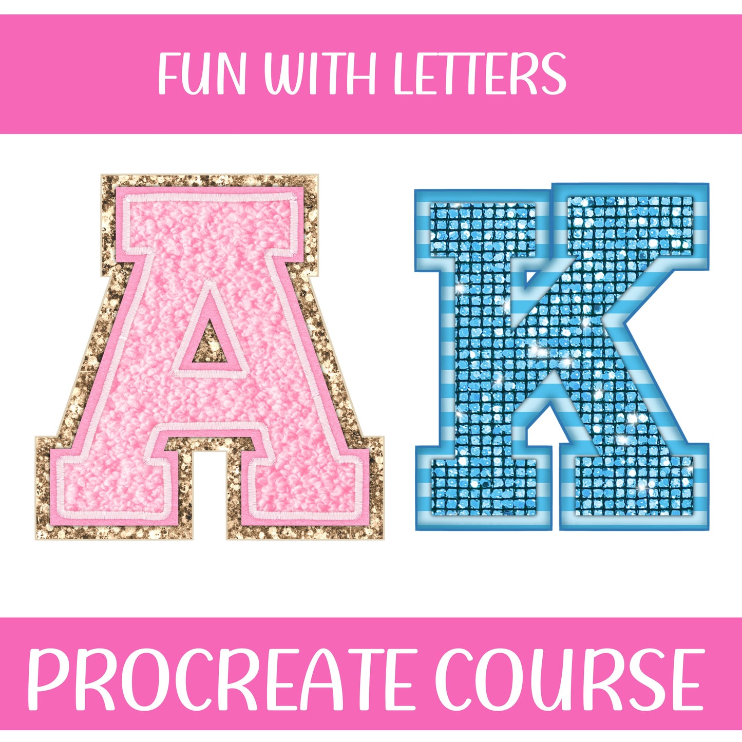 FUN WITH LETTERS PROCREATE COURSE