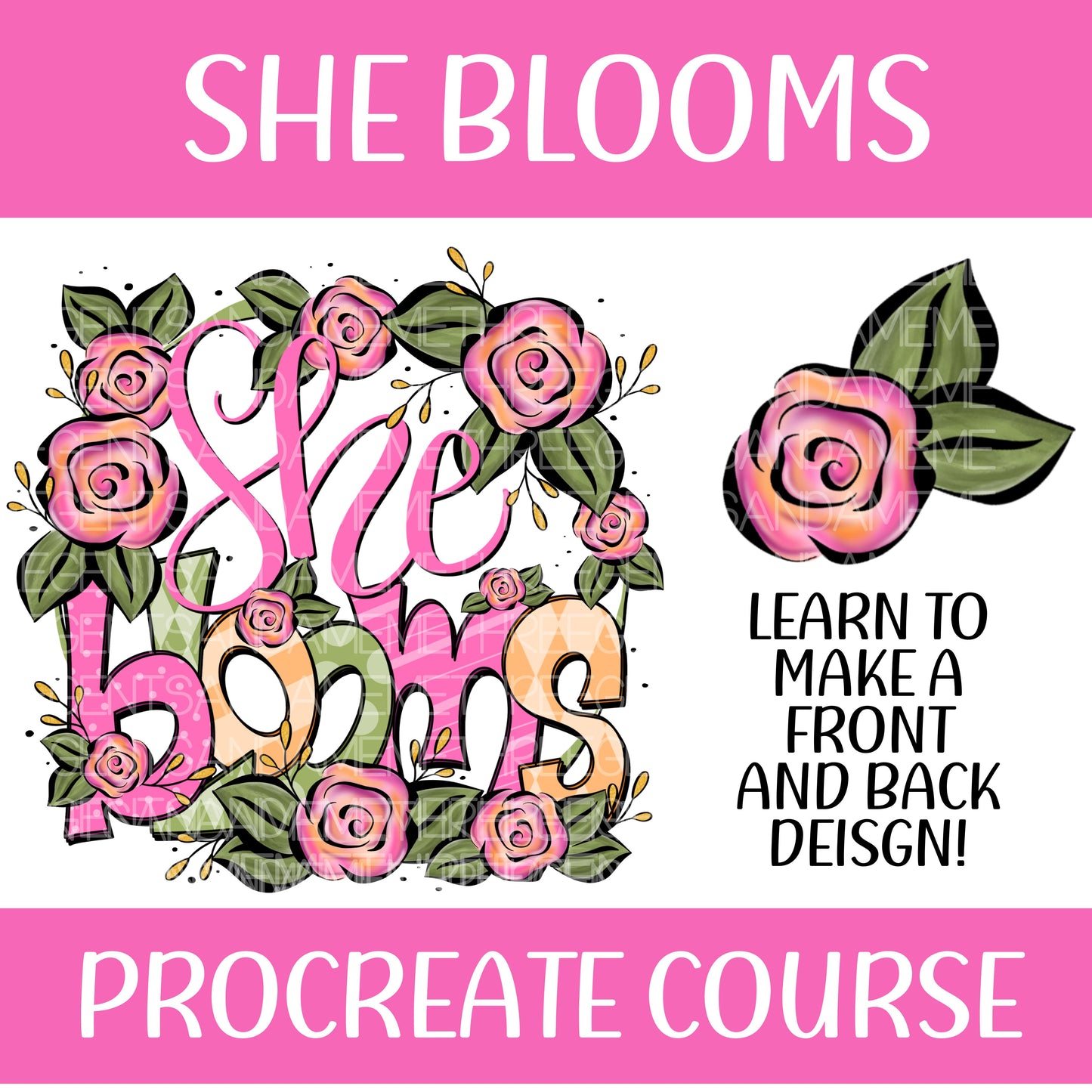 SHE BLOOMS PROCREATE COURSE