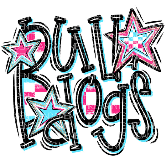 BULLDOGS WITH STARS PNG COMPLETED DESIGN