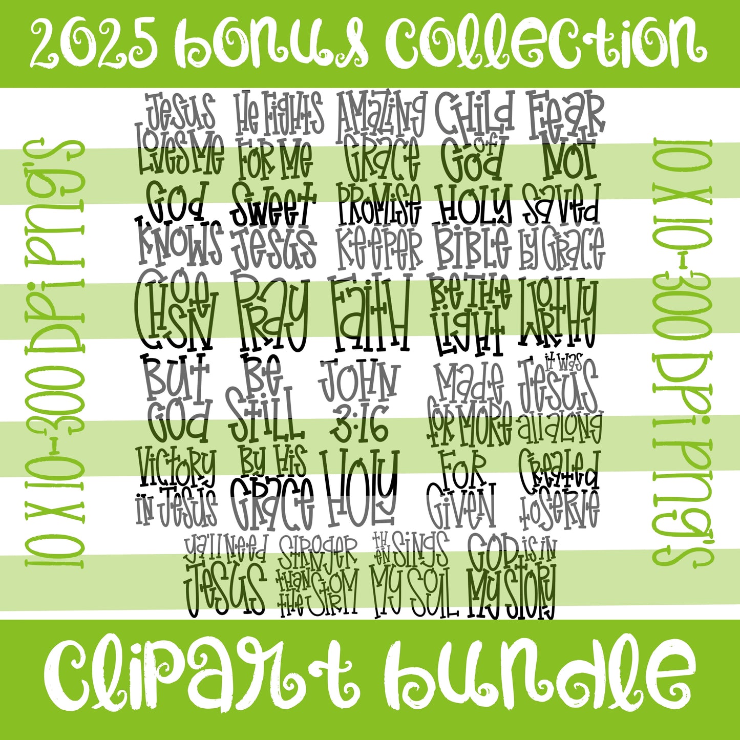 2025 FAITH CLIPART COLLECTION