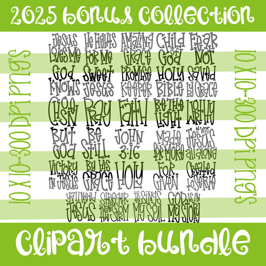 2025 FAITH CLIPART COLLECTION