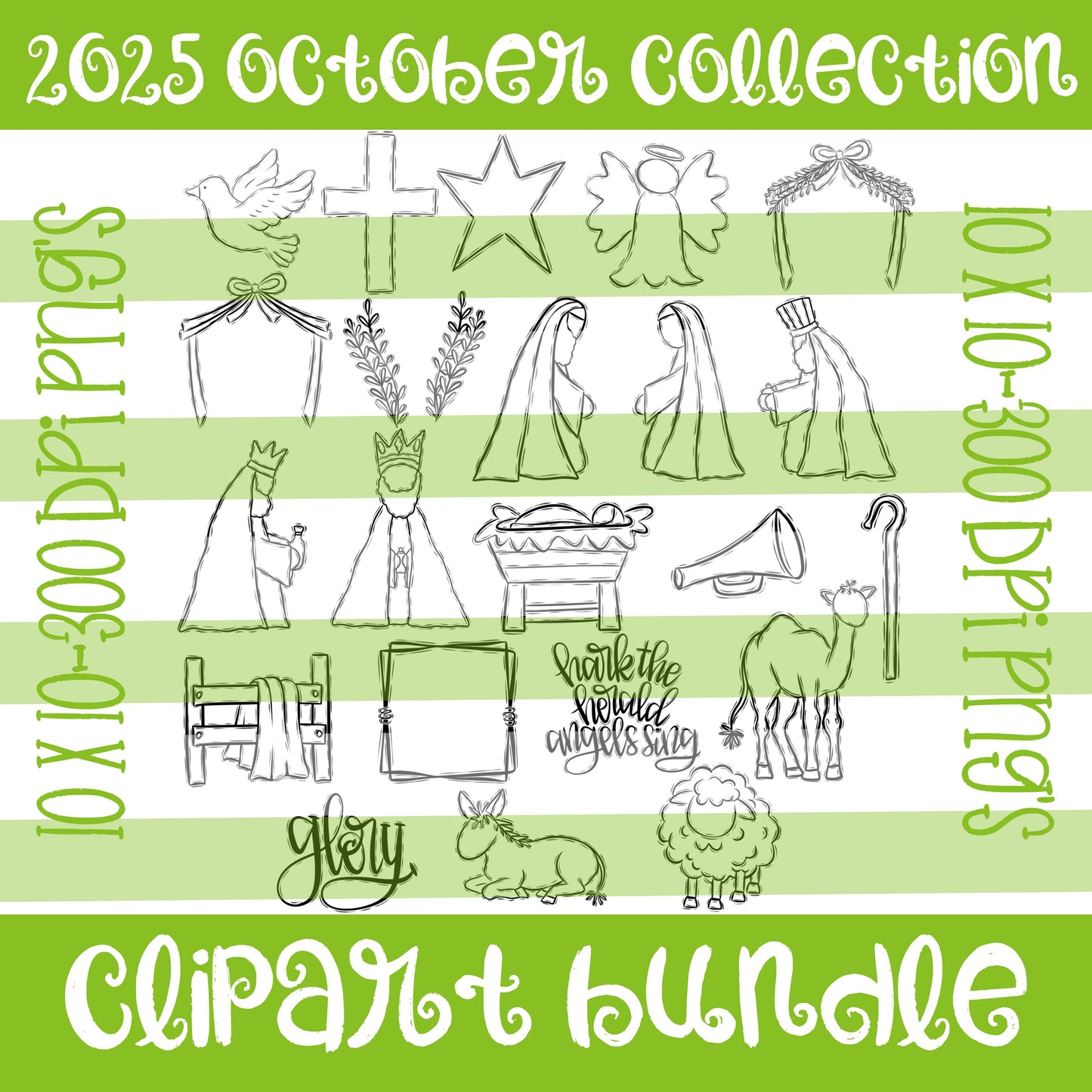 2025 OCTOBER CLIPART COLLECTION