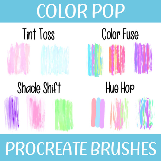 COLOR POP PROCREATE BRUSH SET