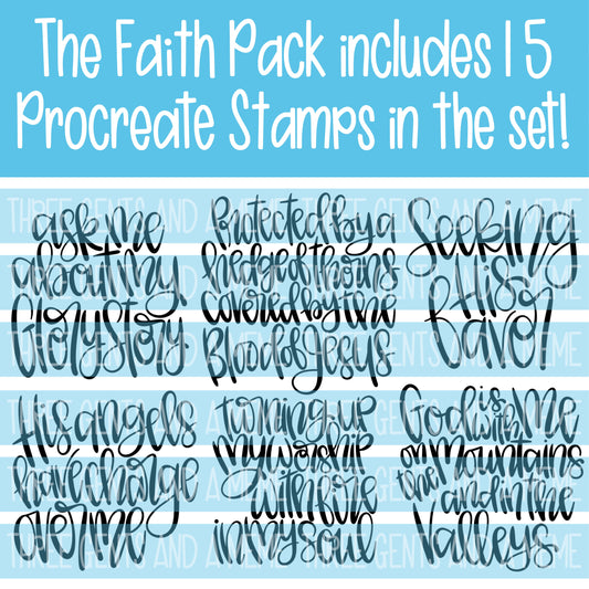 FAITH PACK PROCREATE STAMPS