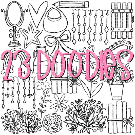 DOODLE DAY PROCREATE STAMP SET