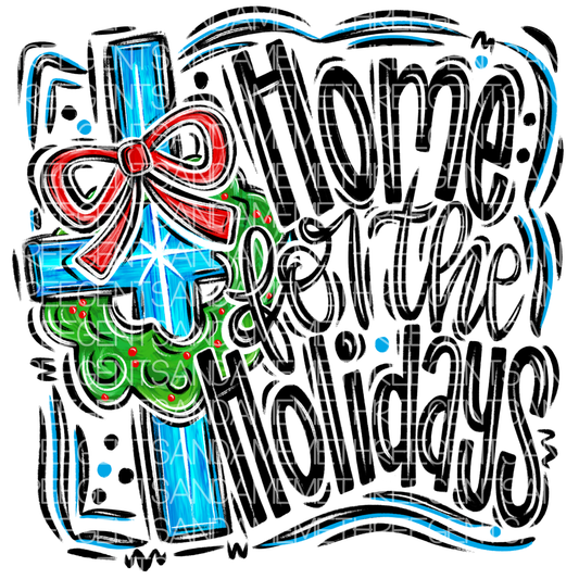HOME FOR THE HOLIDAYS PNG COMPLETED DESIGN