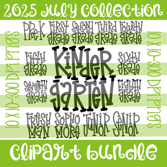 2025 JULY CLIPART COLLECTION