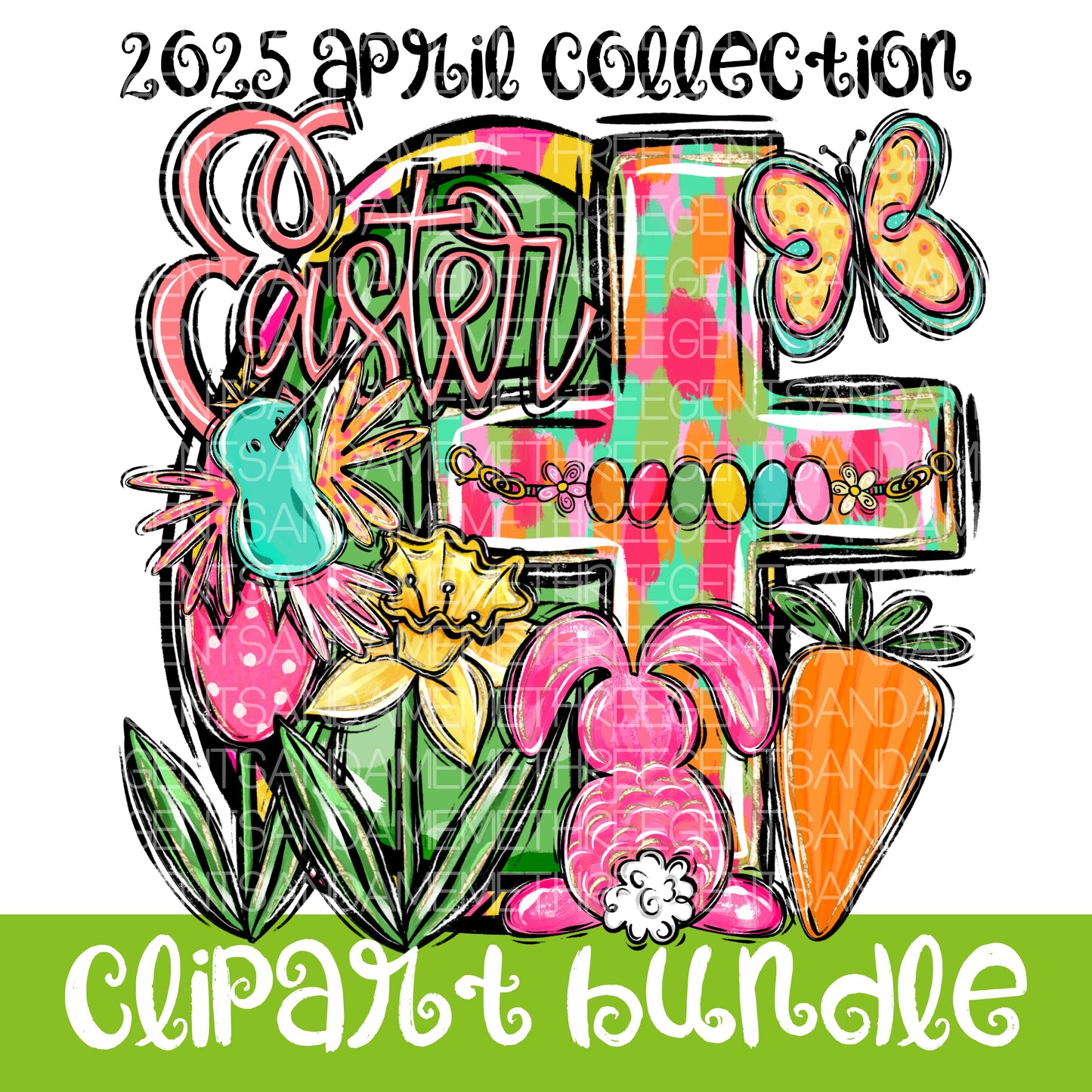 2025 APRIL CLIPART COLLECTION