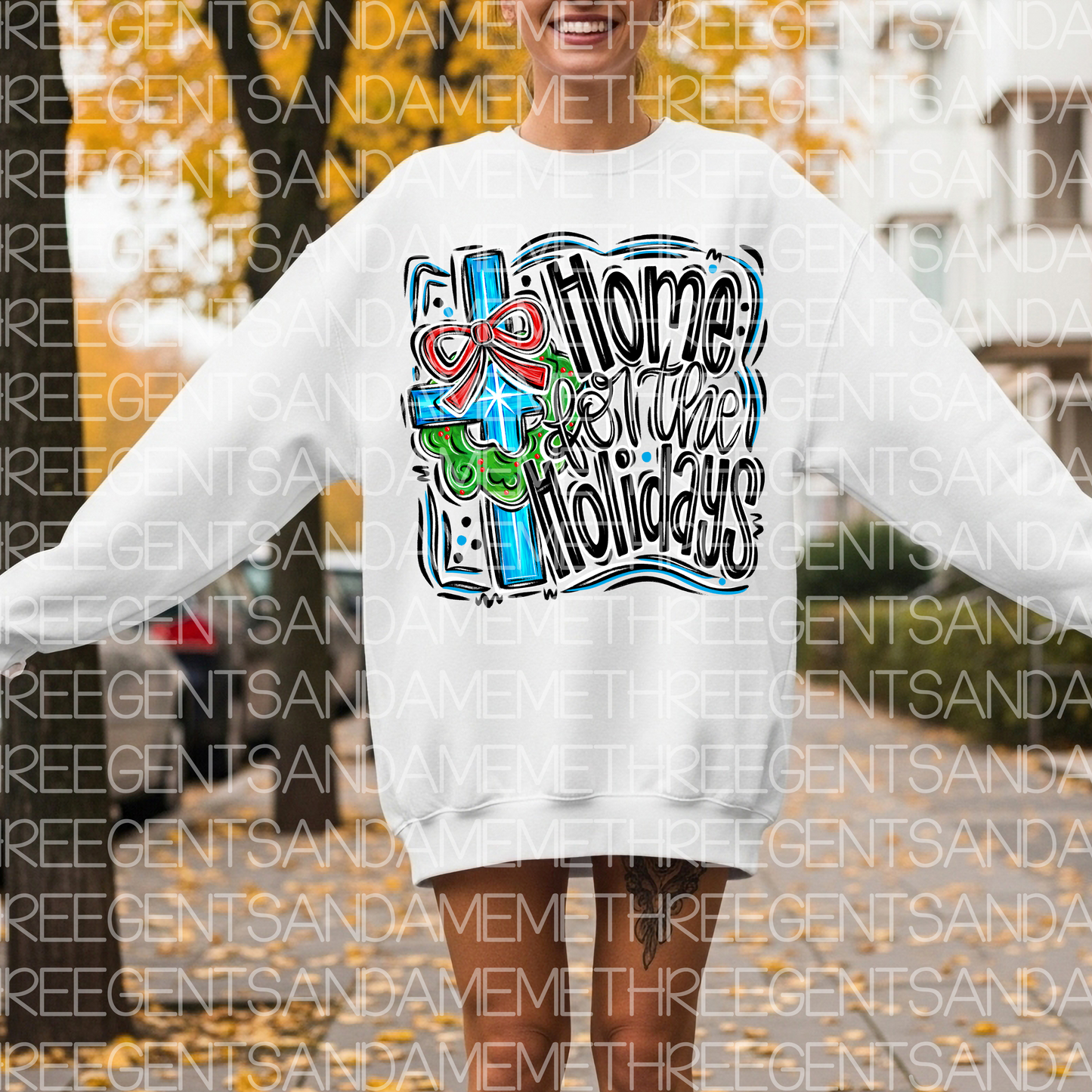 HOME FOR THE HOLIDAYS PNG COMPLETED DESIGN