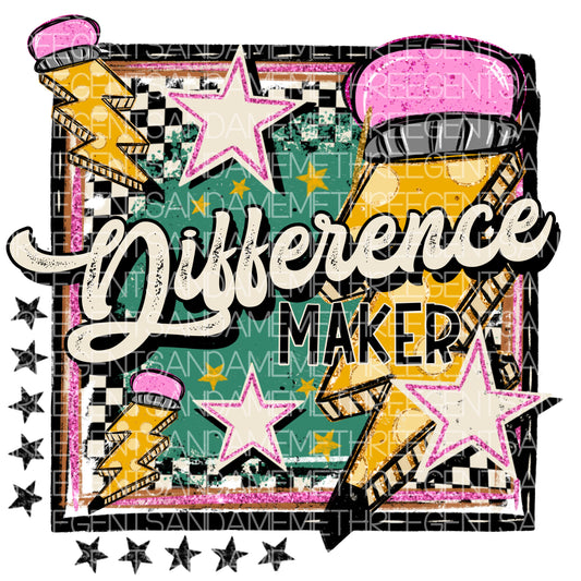 DIFFERENCE MAKER PNG DESIGN