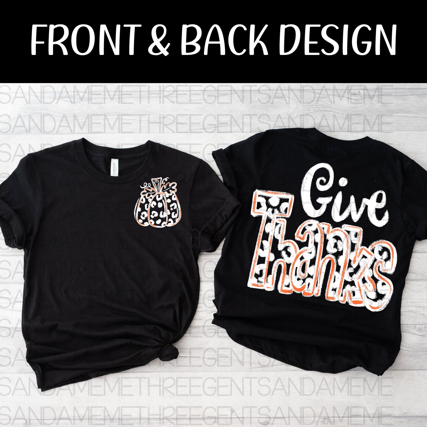 GIVE THANKS PNG DESIGN