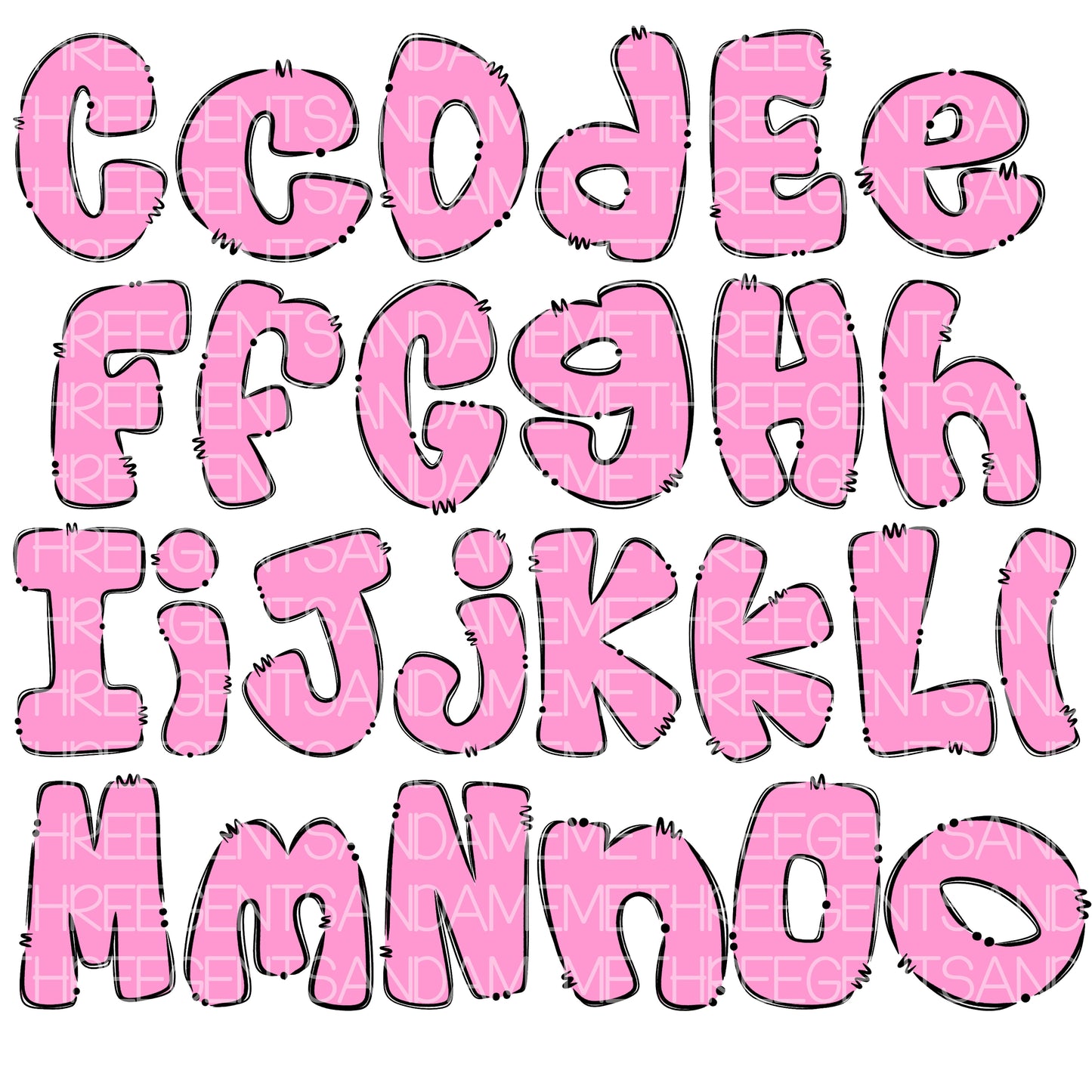 KEKE 2.O EXCLUSIVE ALPHA SET (OUTLINE AND FILL LAYERS)