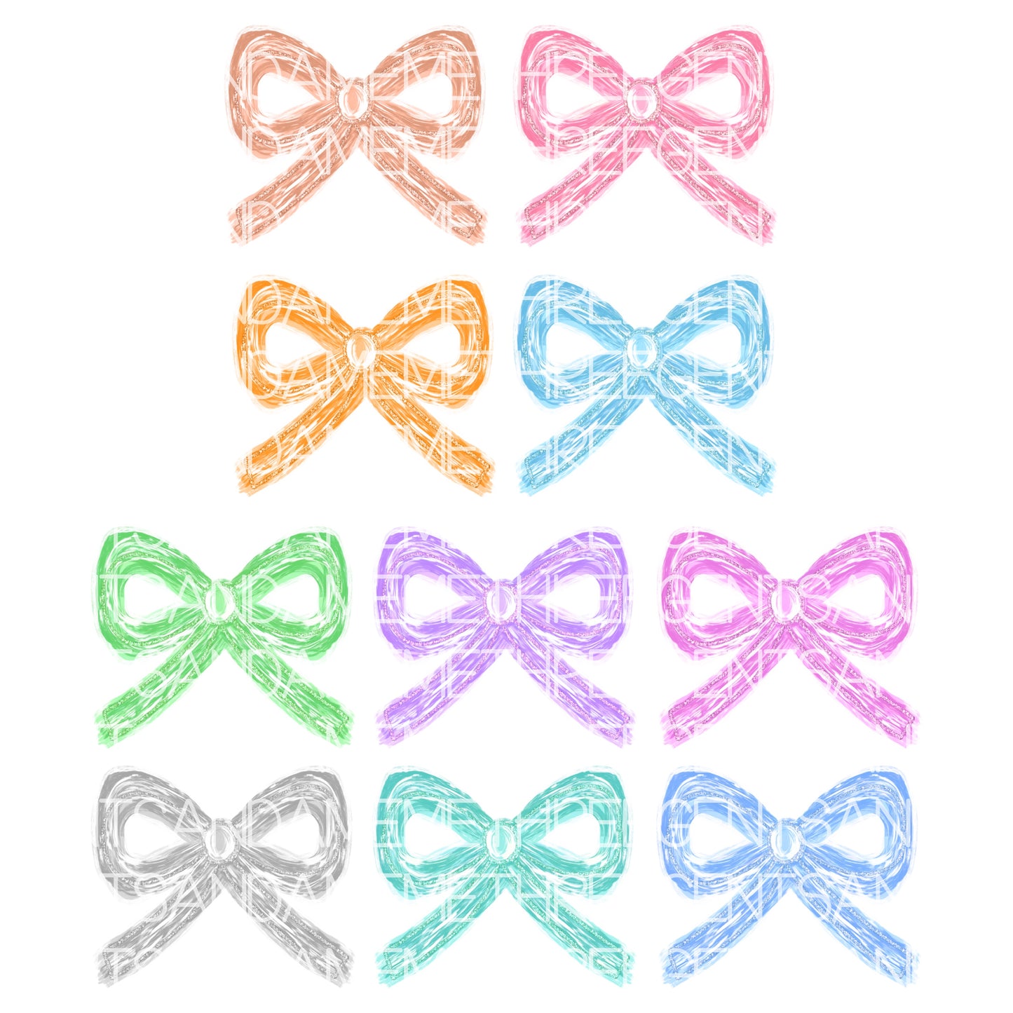 PRETTY BOWS CLIPART COLLECTION (47 BOWS INCLUDED!)