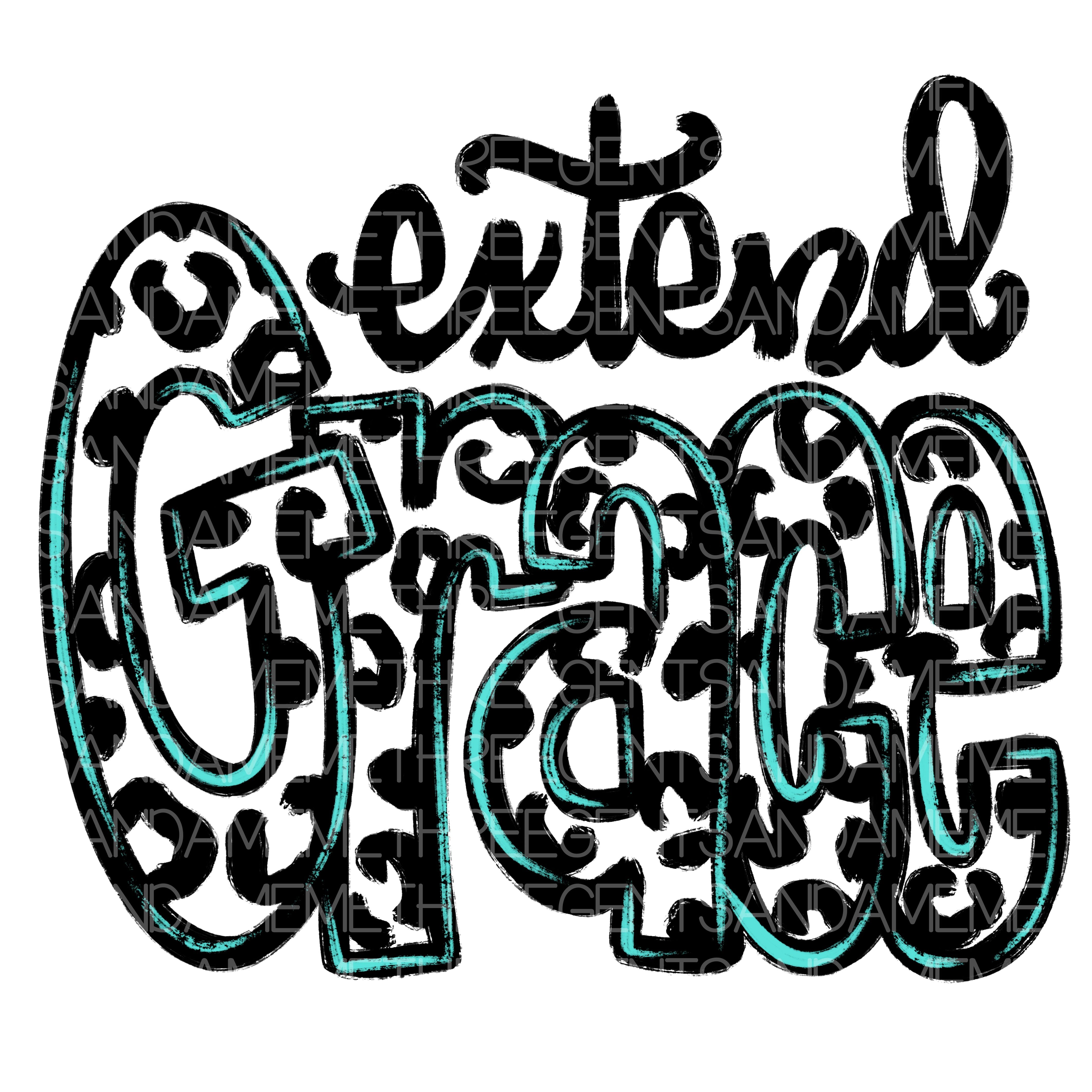Extended Grace Lettering EXTEND GRACE PNG DESIGN – threegentsandameme