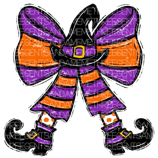 WITCH COQUETTE BOW PNG DESIGN